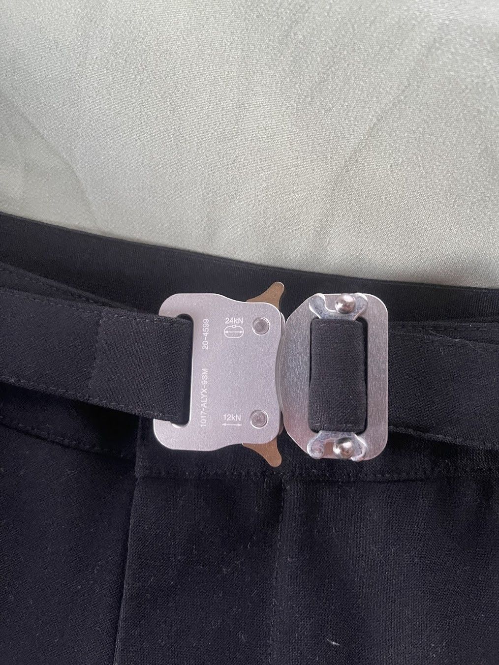 1017 ALYX 9SM 1017 ALYX 9SM Black Metal Buckle Suit Trousers Size US 34 / EU 50 - 3 Thumbnail