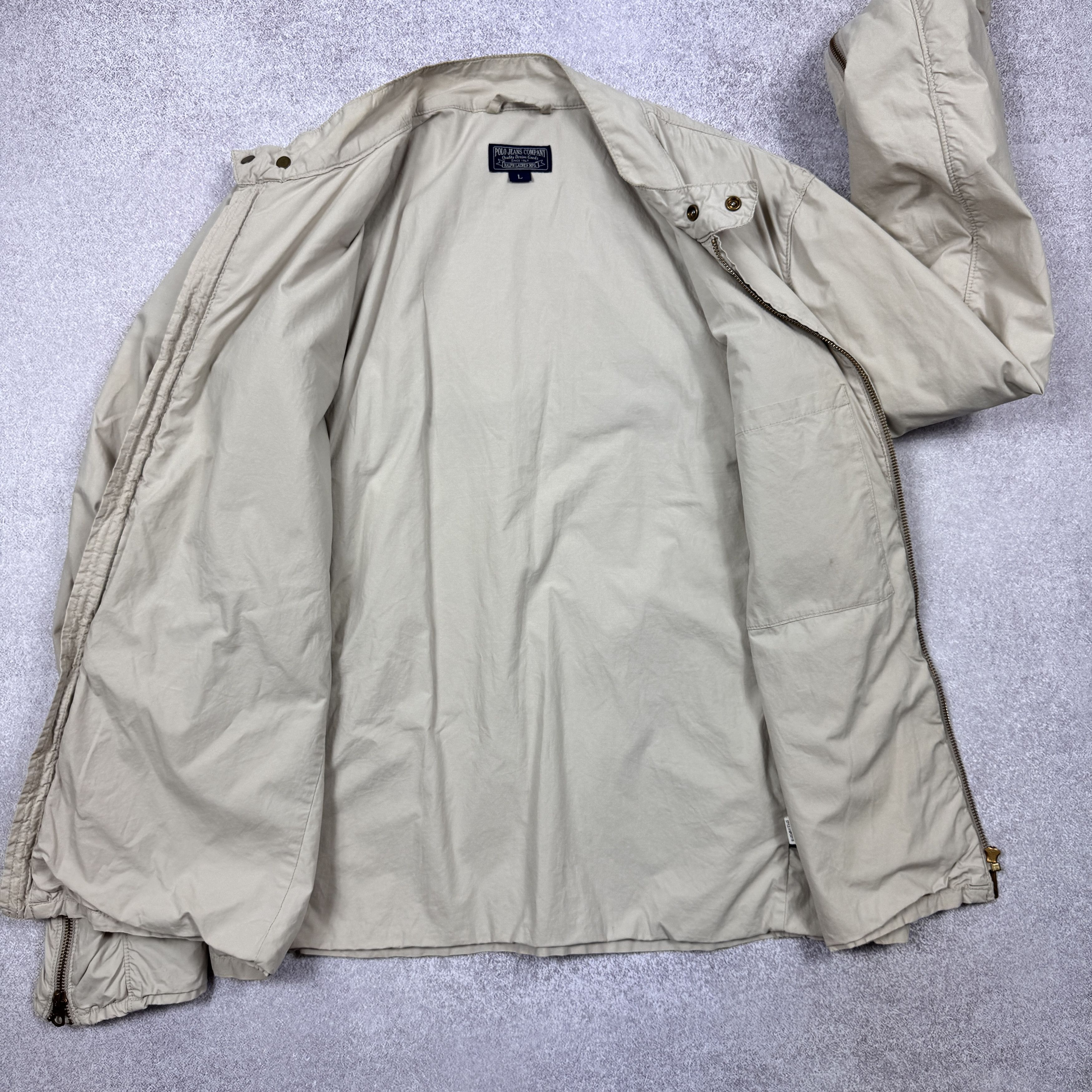 Polo Ralph Lauren × Ralph Lauren Men`s POLO RALPH LAUREN BACKSIDE USA 67 BOMBER JACKET SIZE L Size US L / EU 52-54 / 3 - 9 Thumbnail