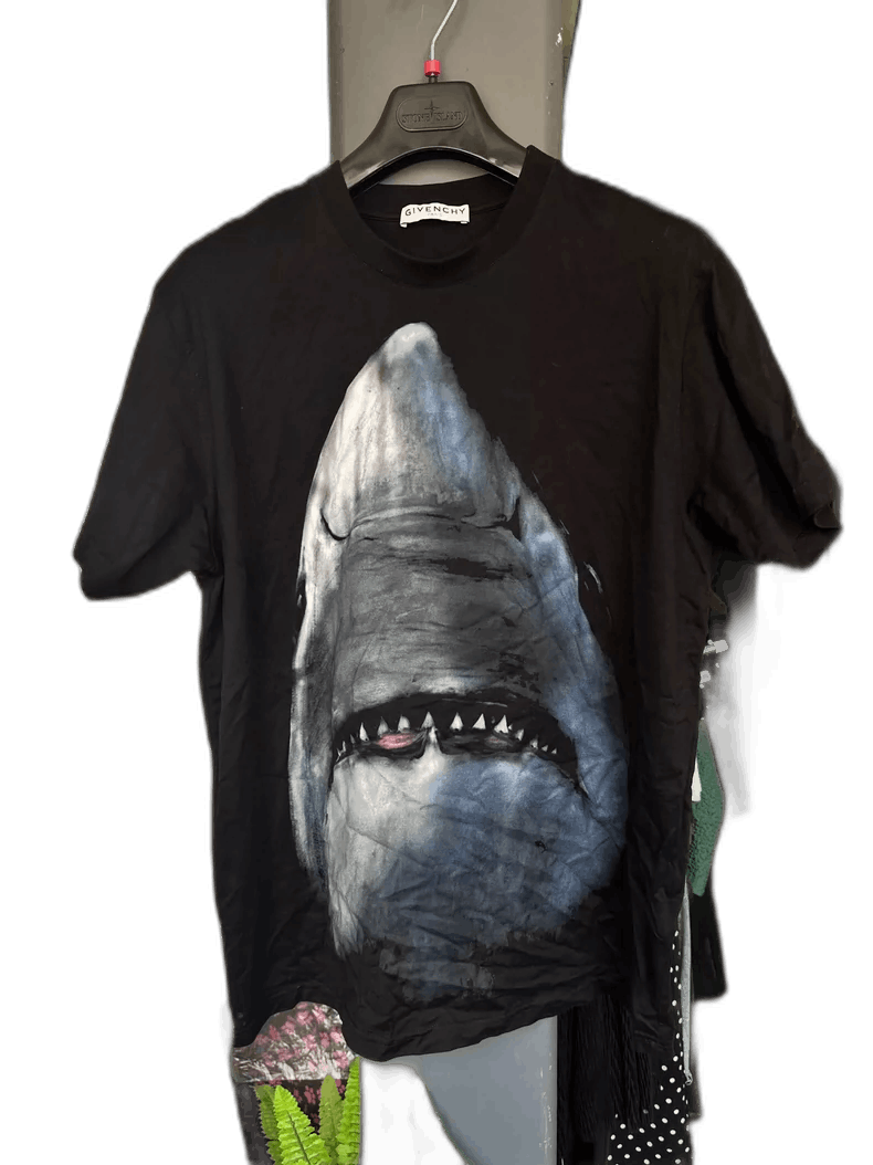 Givenchy Givenchy Shark Logo Short Sleeve TShirt -2507