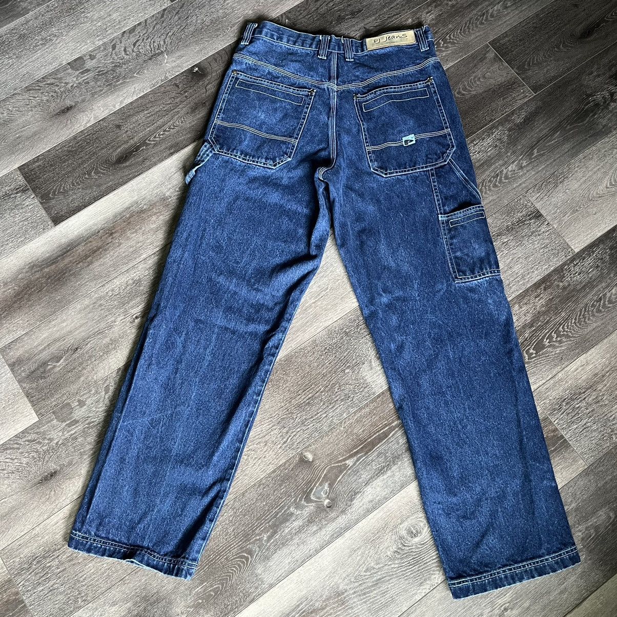 Vintage Vintage 1990s PJ Carpenter Baggy Straight Denim Jeans 34x34 Size US 34 / EU 50 - 2 Thumbnail
