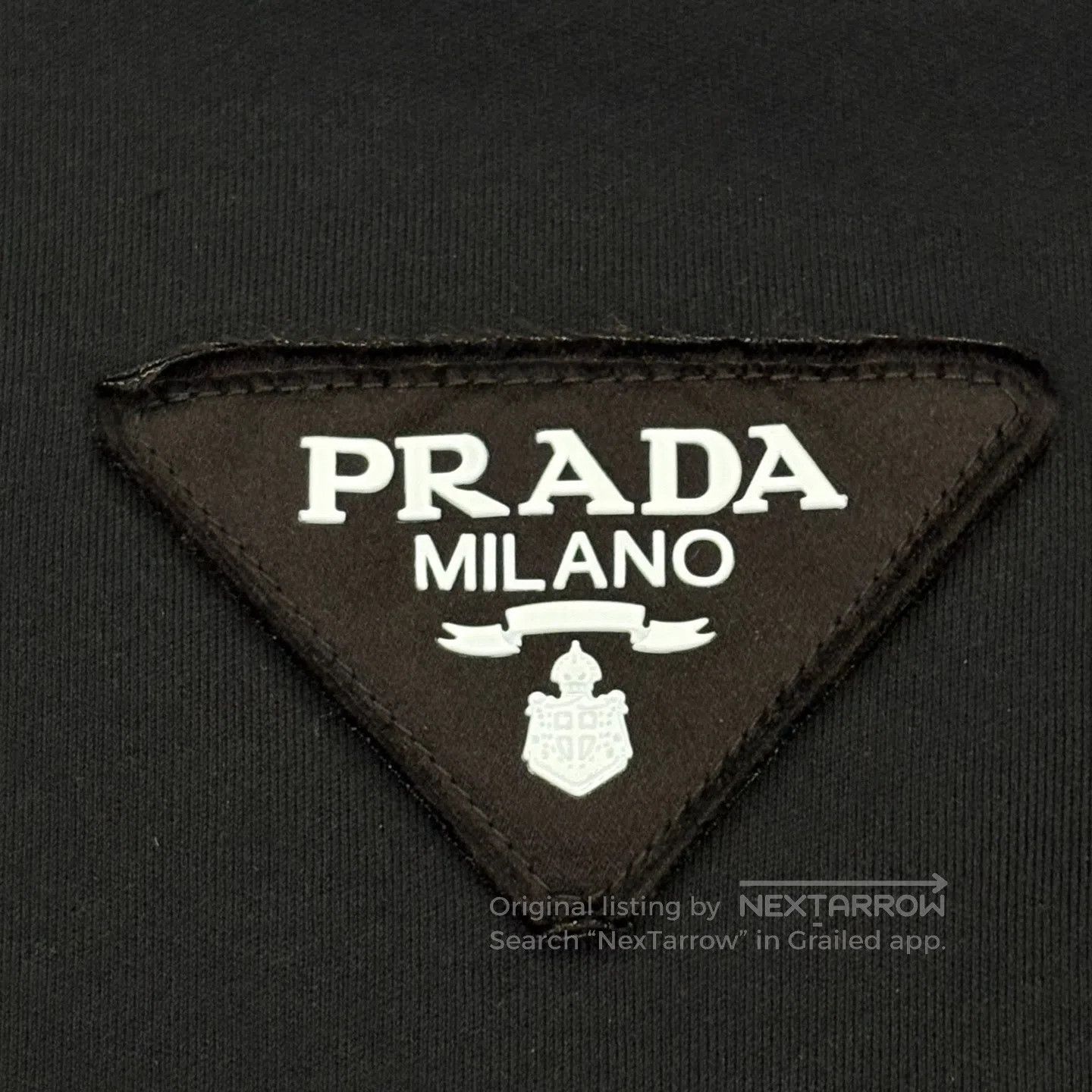 Prada Prada Delta-shaped logo long-sleeve T-shirt Size US L / EU 52-54 / 3 - 7 Thumbnail