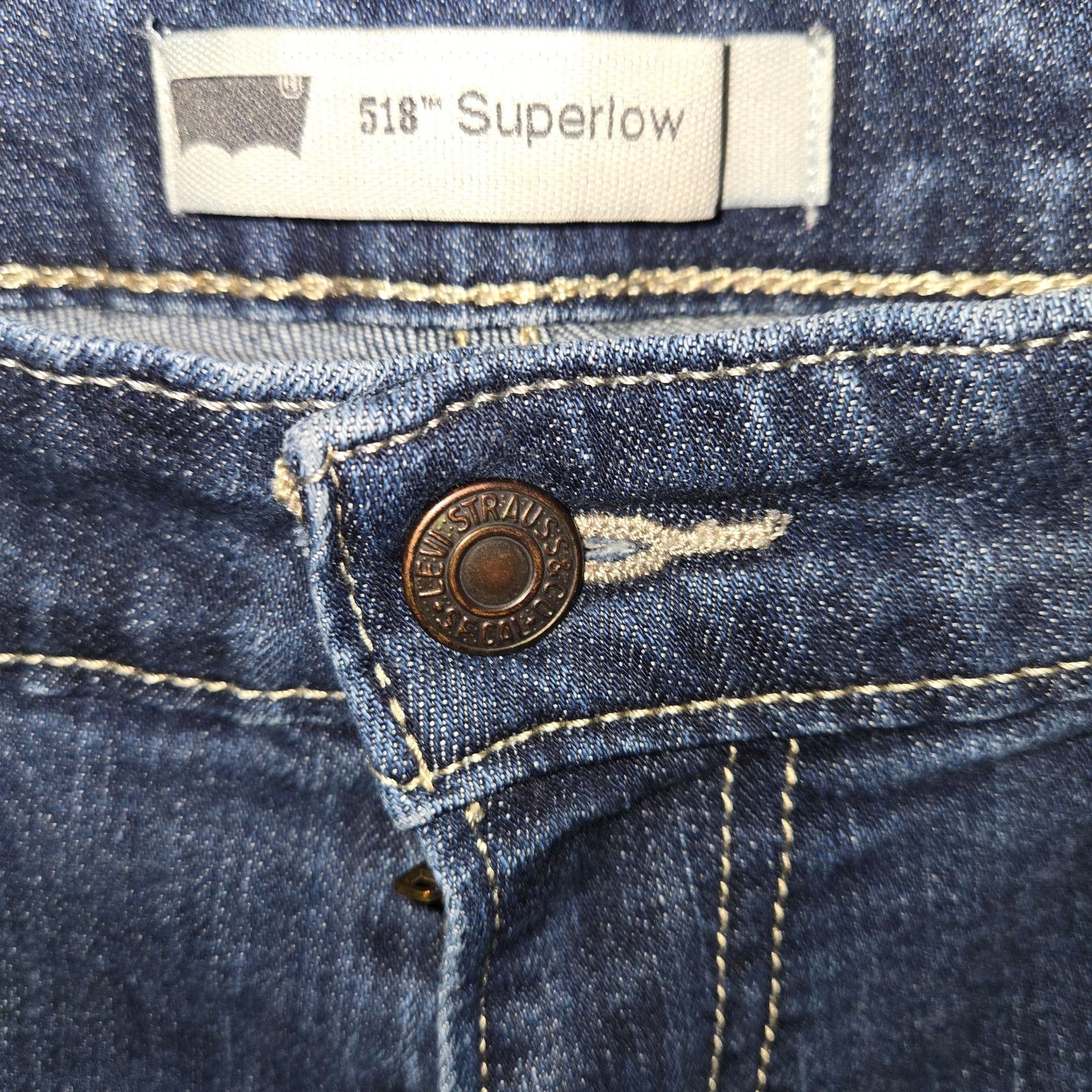 Levi's Levi’s 518 SuperLow Boot Cut Jeans Y2K 31*30 Size 31" - 2 Thumbnail