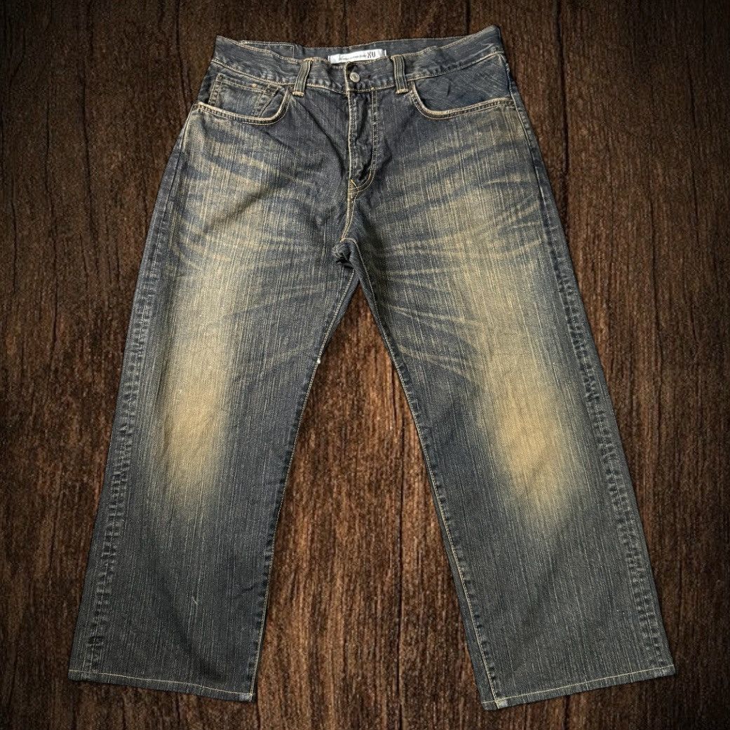 Seditionaries Vintage Baggy Japanese Rusty Edwin XV Hanging Denim Size US 34 / EU 50 - 1 Thumbnail