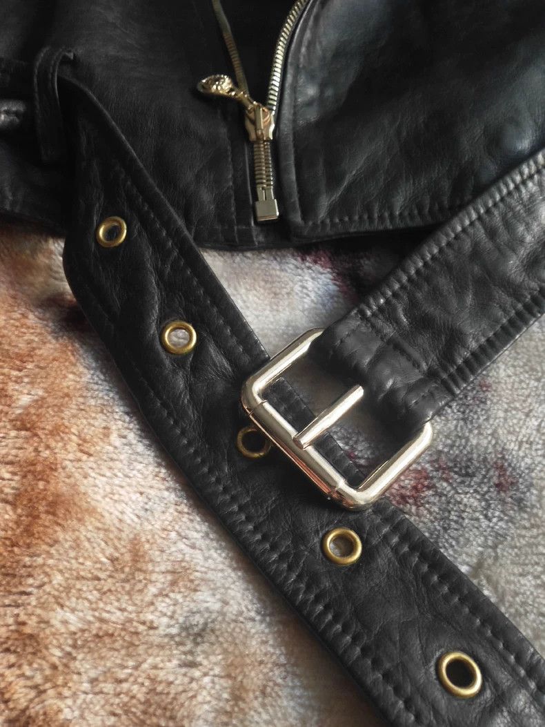 Versace Versace Motorcycle lamb jacket Size US M / EU 48-50 / 2 - 3 Thumbnail