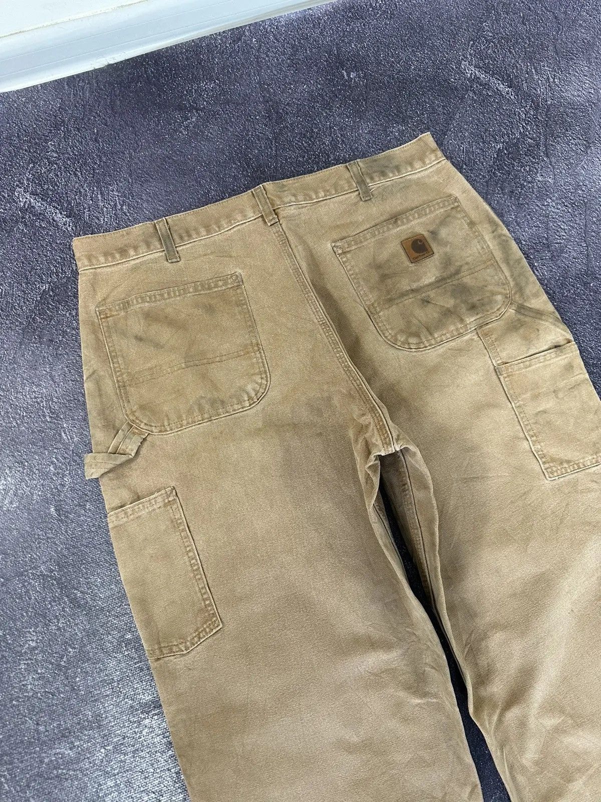 Carhartt × Vintage Vintage Carhartt Distressed Dungaree Fit Hype Baggy Pants Size US 36 / EU 52 - 5 Thumbnail