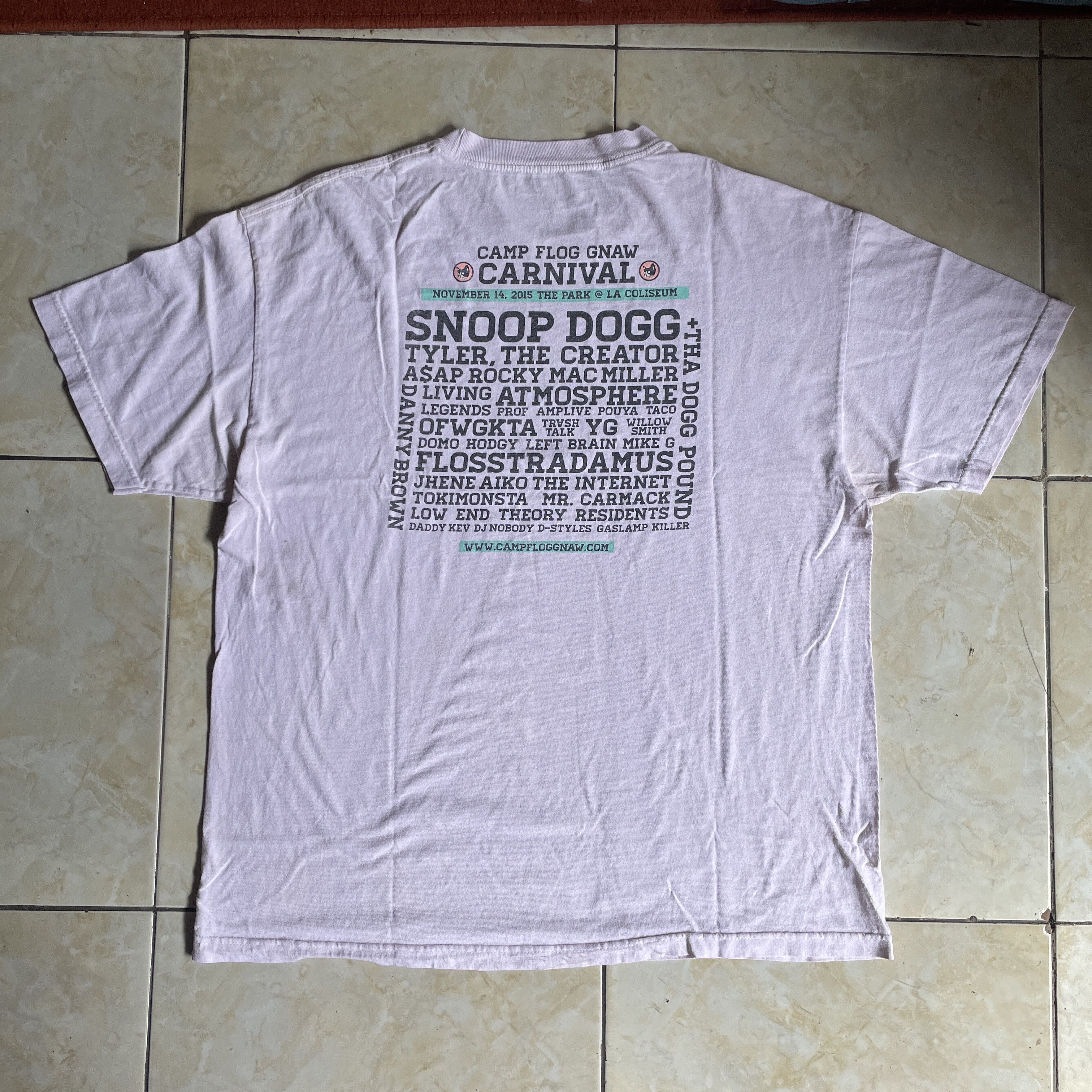 Golf Wang Golf Wang Camp Flog Gnaw 2015 Lineup Tee Size US XL / EU 56 / 4 - 2 Thumbnail