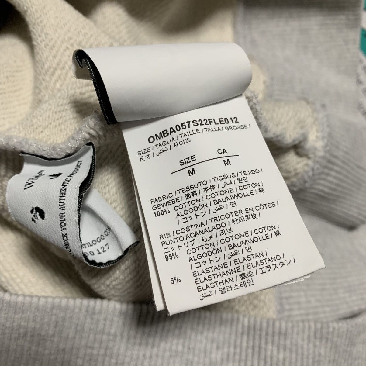 Off-White Off White Medium Wizard Cartoon Graffiti Grey Sweatshirt Size US M / EU 48-50 / 2 - 10 Thumbnail