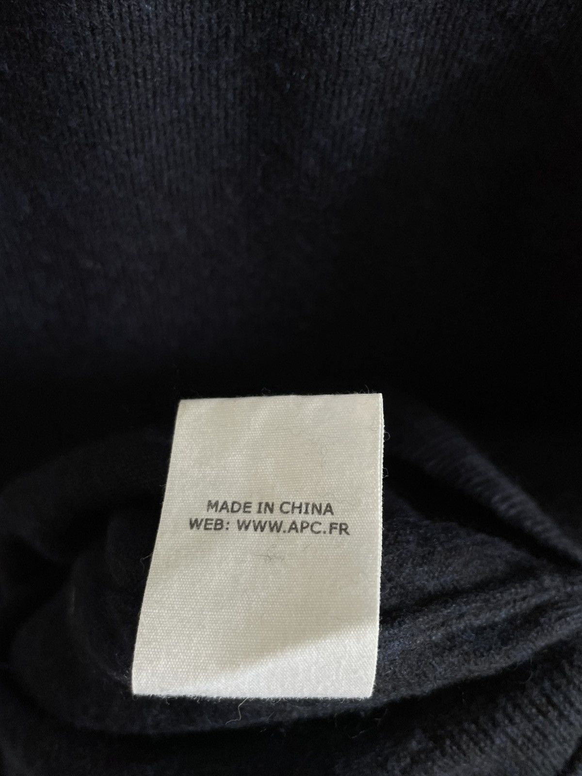 A.P.C. A.P.C. Rue Madame Paris Sweater Laine Wool Dark Blue Size US S / EU 44-46 / 1 - 7 Thumbnail
