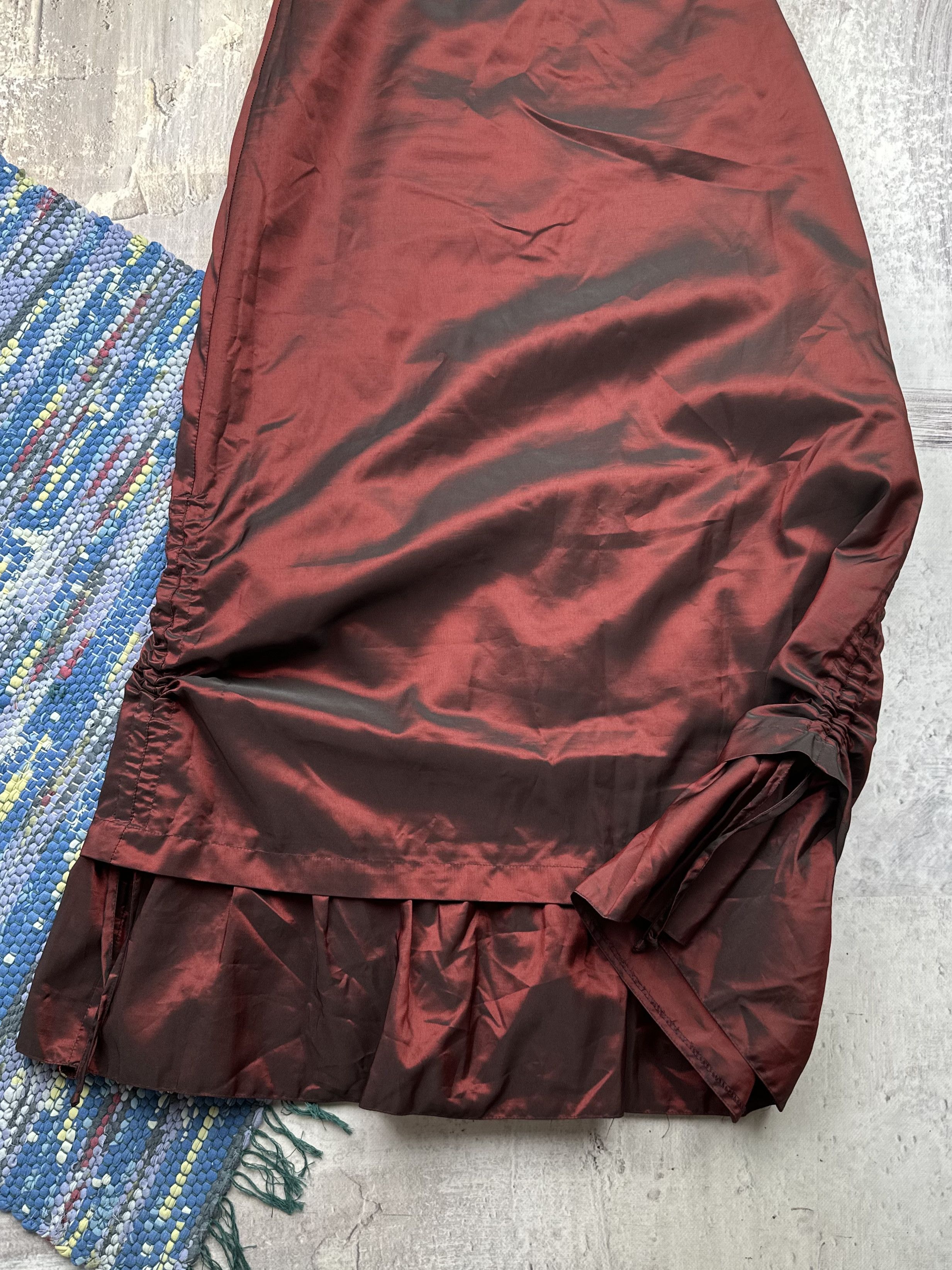 Japanese Brand Vintage Maxi Skirt With Bondage A17D15(150) Size 30" / US 8 / IT 44 - 3 Thumbnail