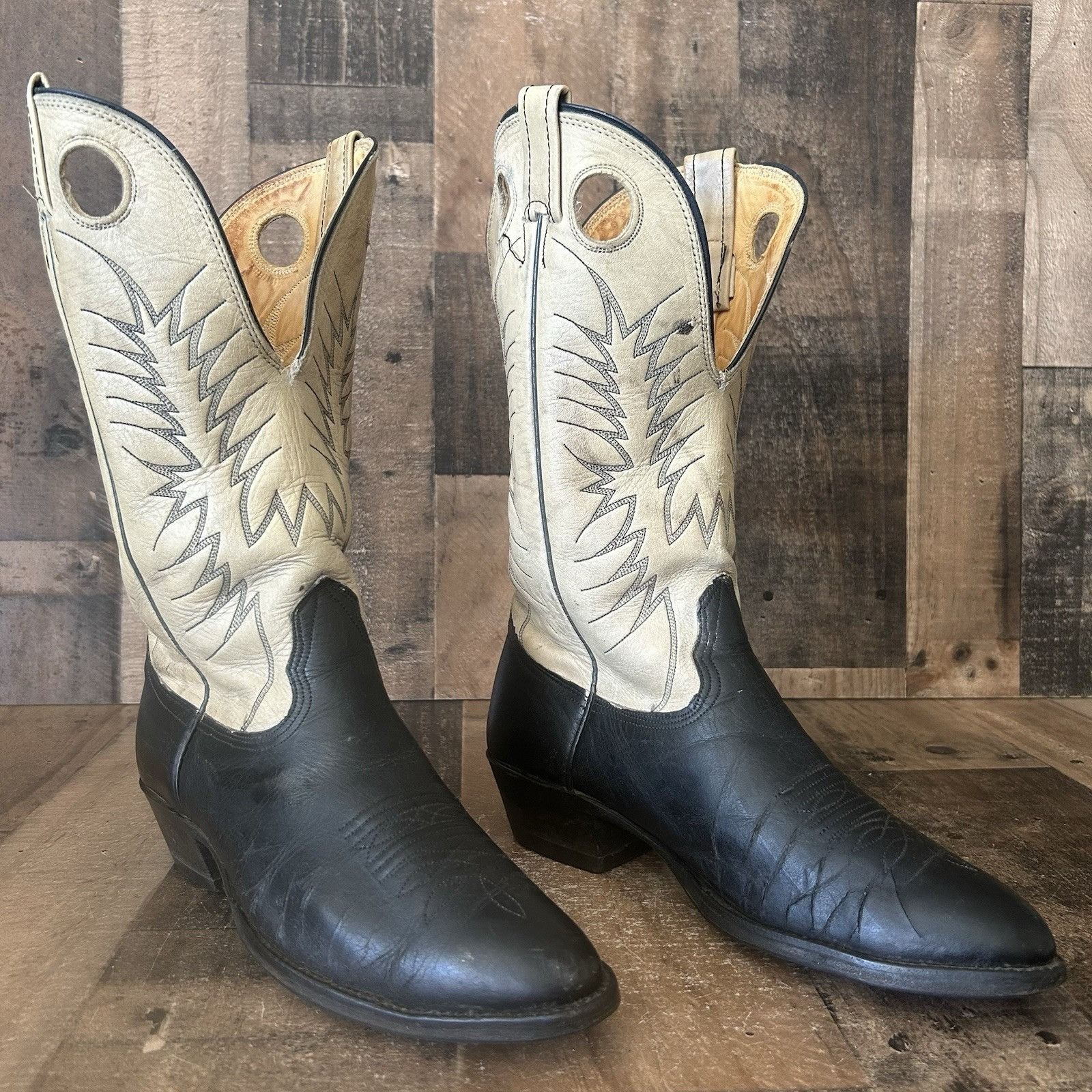 Vintage Nocona Vintage Western Cowboy Boots Mens 9 D Size US 9 / EU 42 - 3 Thumbnail