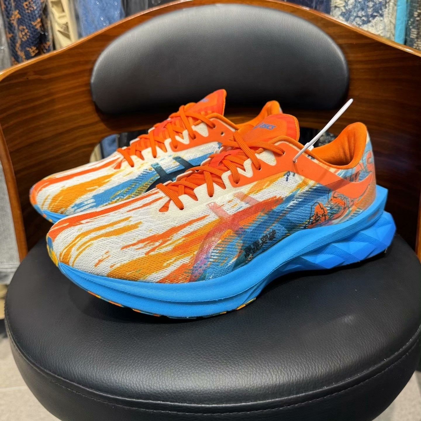 Asics Asics Orange Lowtop Sneakers 44.5 Men Size US 11 / EU 44 - 1 Thumbnail