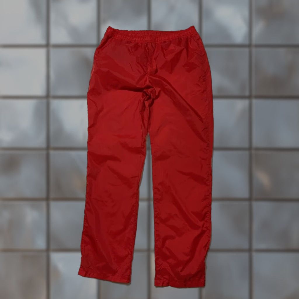 Golden Bear VINTAGE Golden Bear Men Track Pants XL Red Nylon Packable Windbreaker 90s Sportswear Activewear Size US 36 / EU 52 - 1 Thumbnail