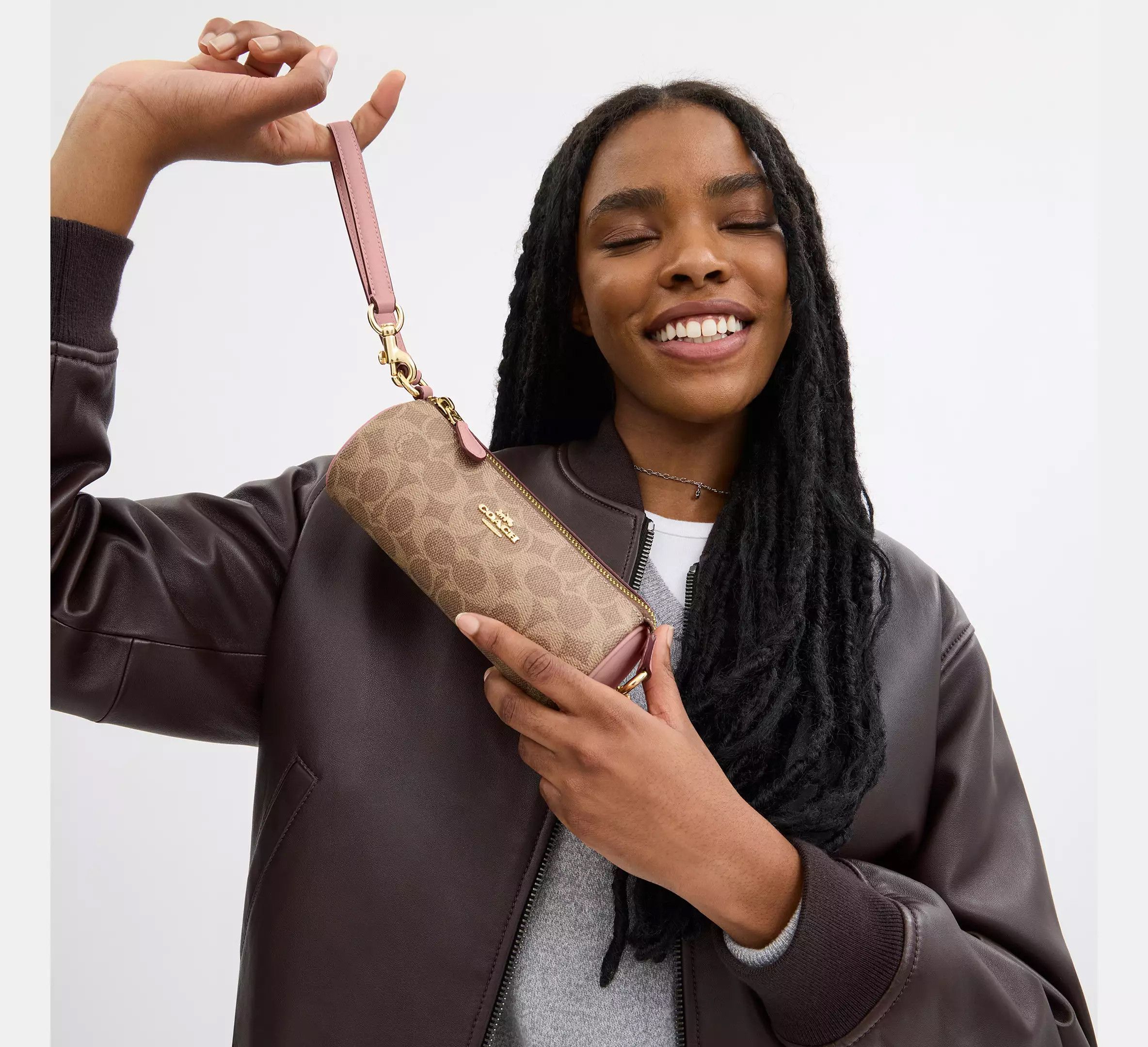 Coach Nolita Barrel Bag In Colorblock Signature Canvas CY040 Size ONE SIZE - 3 Thumbnail