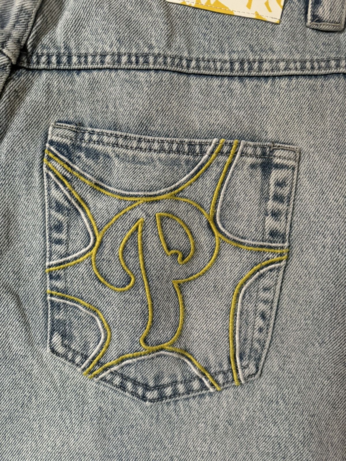 Palace × Vintage Protect ldn | Acid Wash Bonkers Denim - XL Size US 36 / EU 52 - 7 Thumbnail