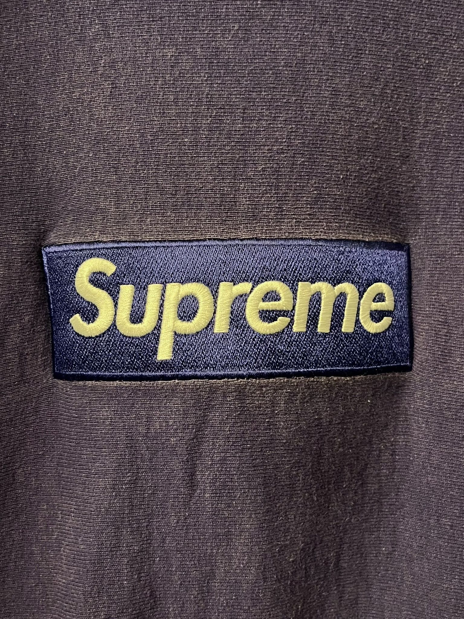 Supreme Supreme Box Logo Hoodie Washed Navy / Blue Medium FW21 Size US M / EU 48-50 / 2 - 3 Thumbnail