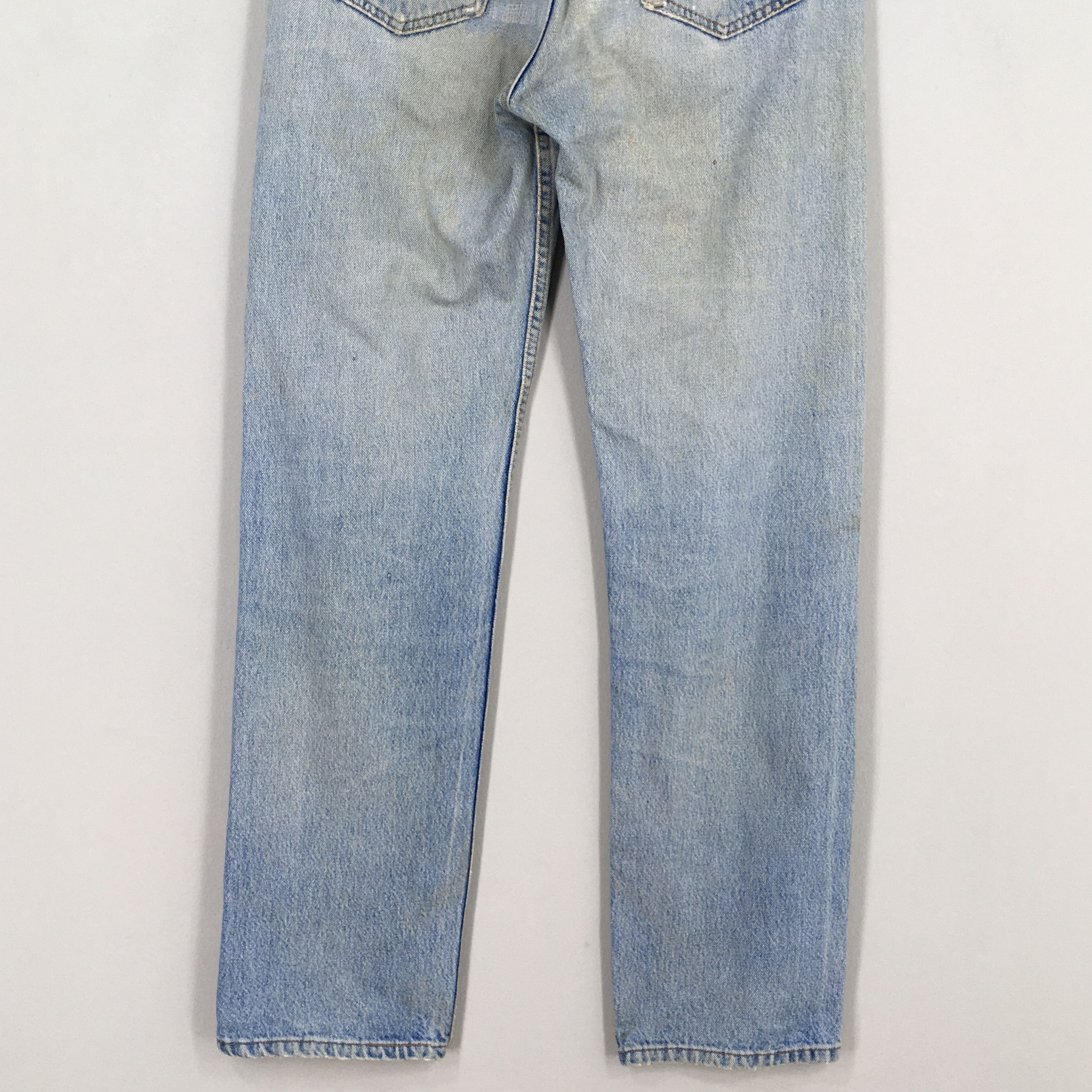 Levi's Size 29x30 Vintage 90s Levi's 501 Faded Blue Jeans S599 Size US 29 - 10 Thumbnail
