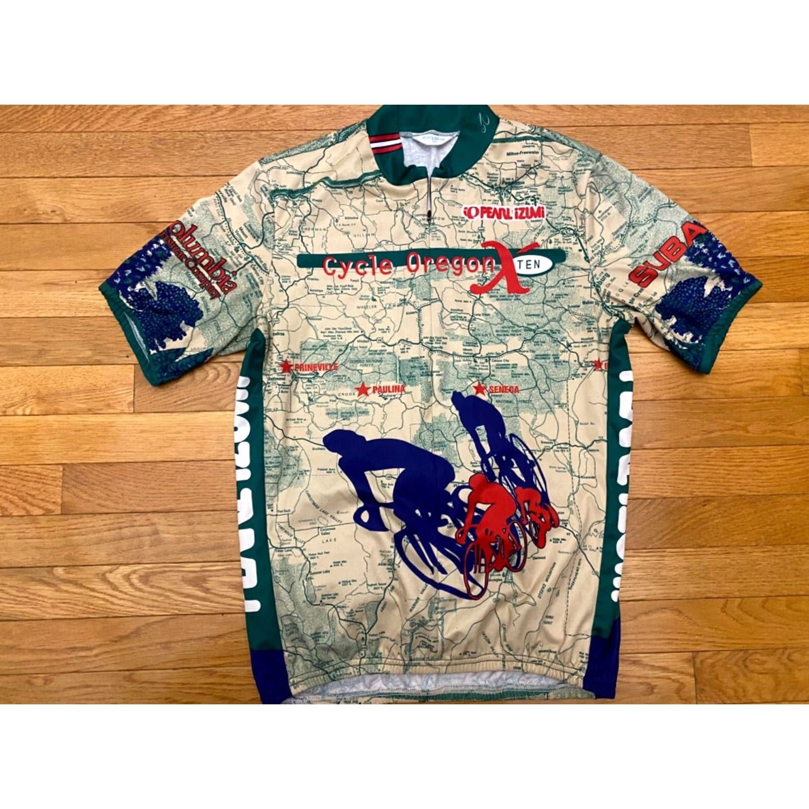 PEARL iZUMi PEARL IZUMI VTG 90'S CYCLE OREGON 10TH ANNIV MENS L CYCLING JERSEY Size US L / EU 52-54 / 3 - 2 Thumbnail