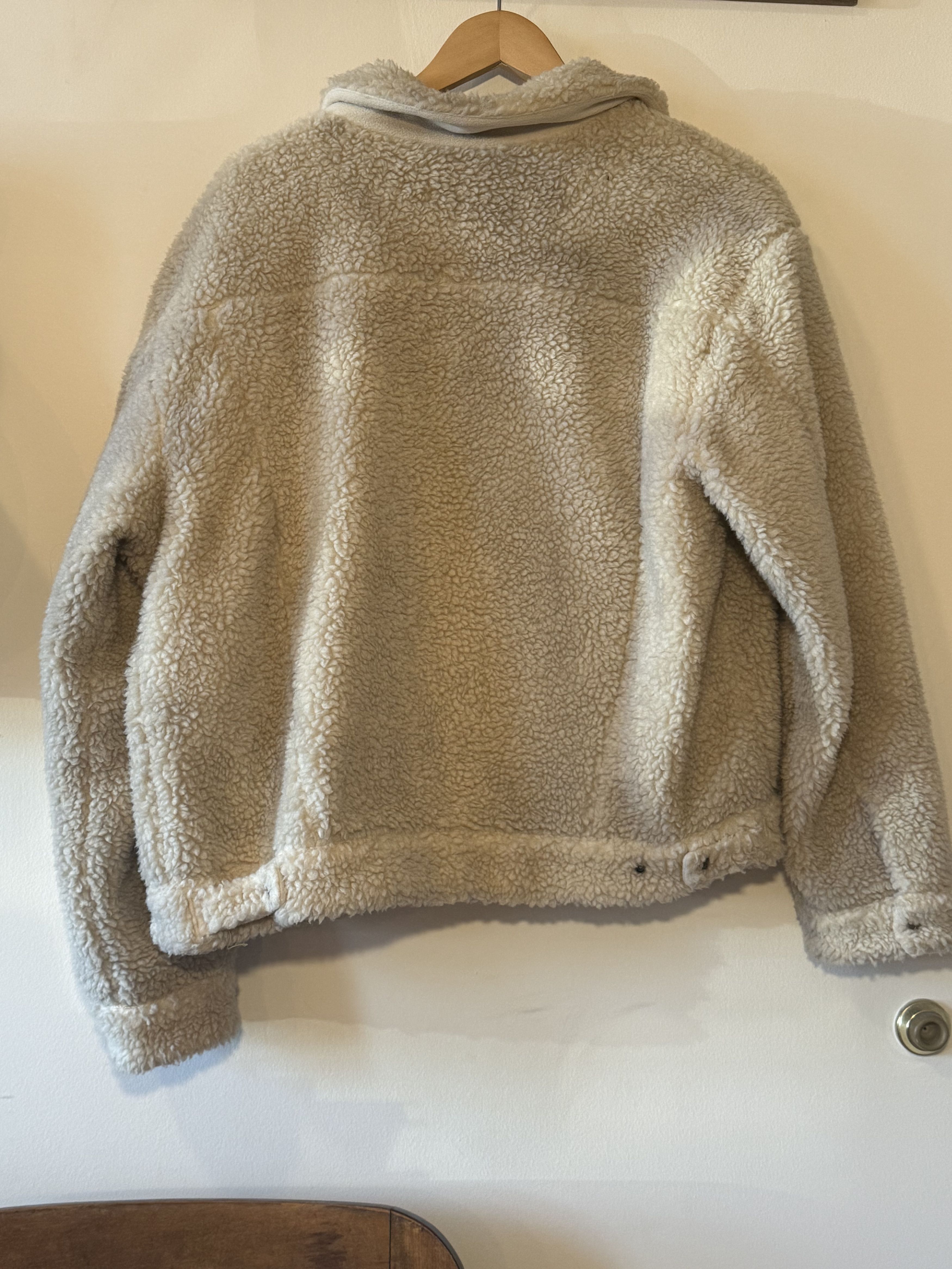 Levi's Cropped Sherpa Jacket Size XL / US 12-14 / IT 48-50 - 3 Thumbnail