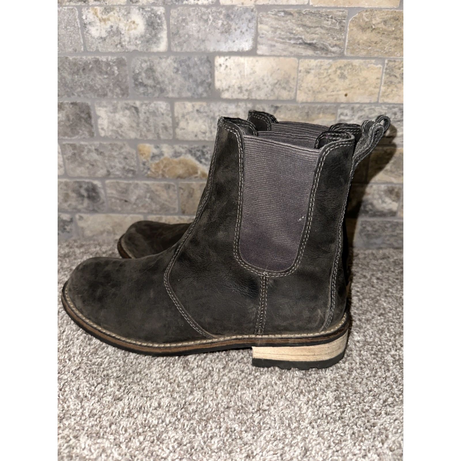 Vintage VINTAGE KODIAK CHUKKA STYLE Gray Womens Slip On Ankle Boots Size 7 Canada Leather Boot Size US 7 / IT 37 - 2 Thumbnail