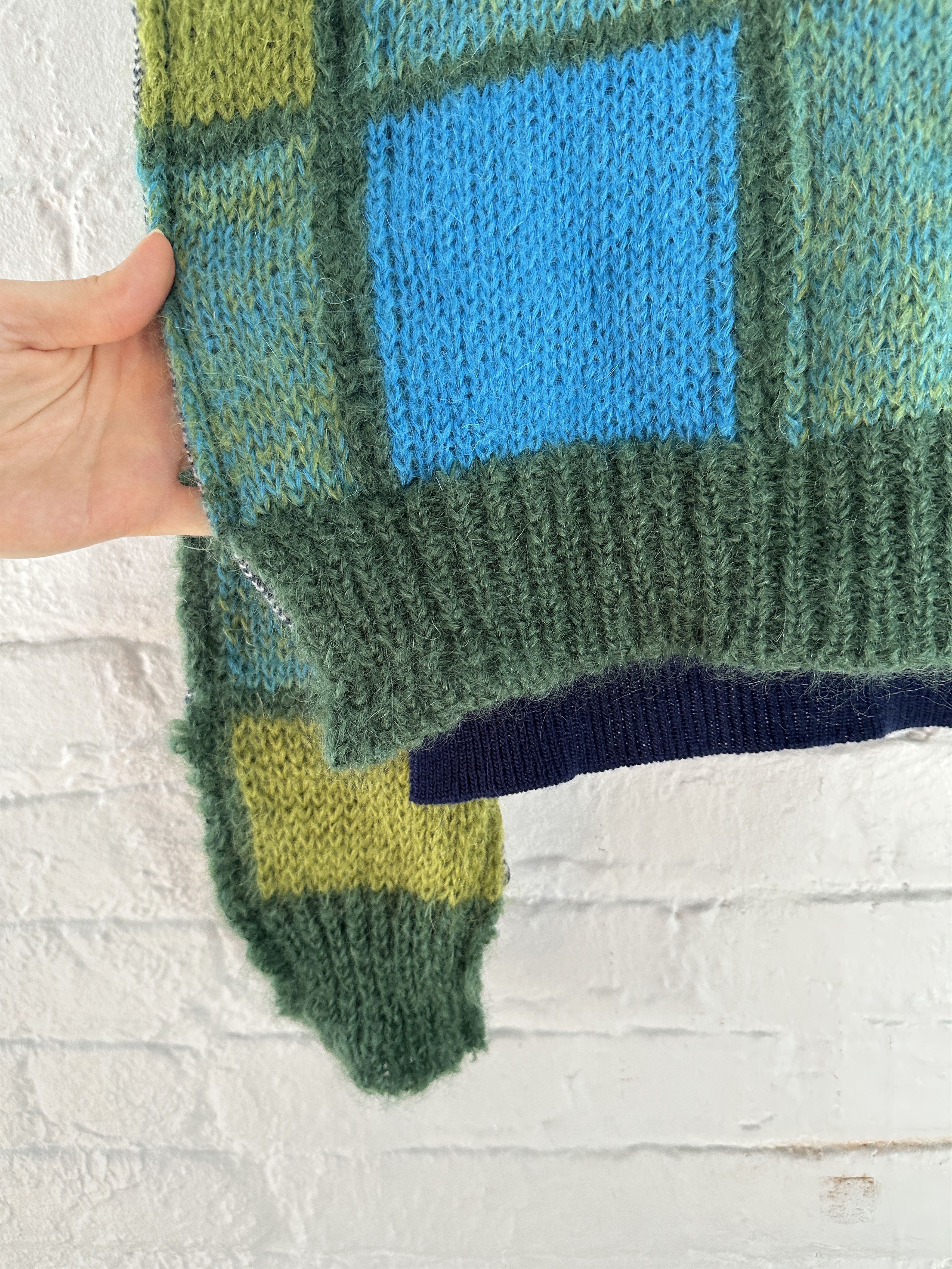 Marni Marni Check Wool/Mohair Blend Sweater Size US M / EU 48-50 / 2 - 2 Thumbnail