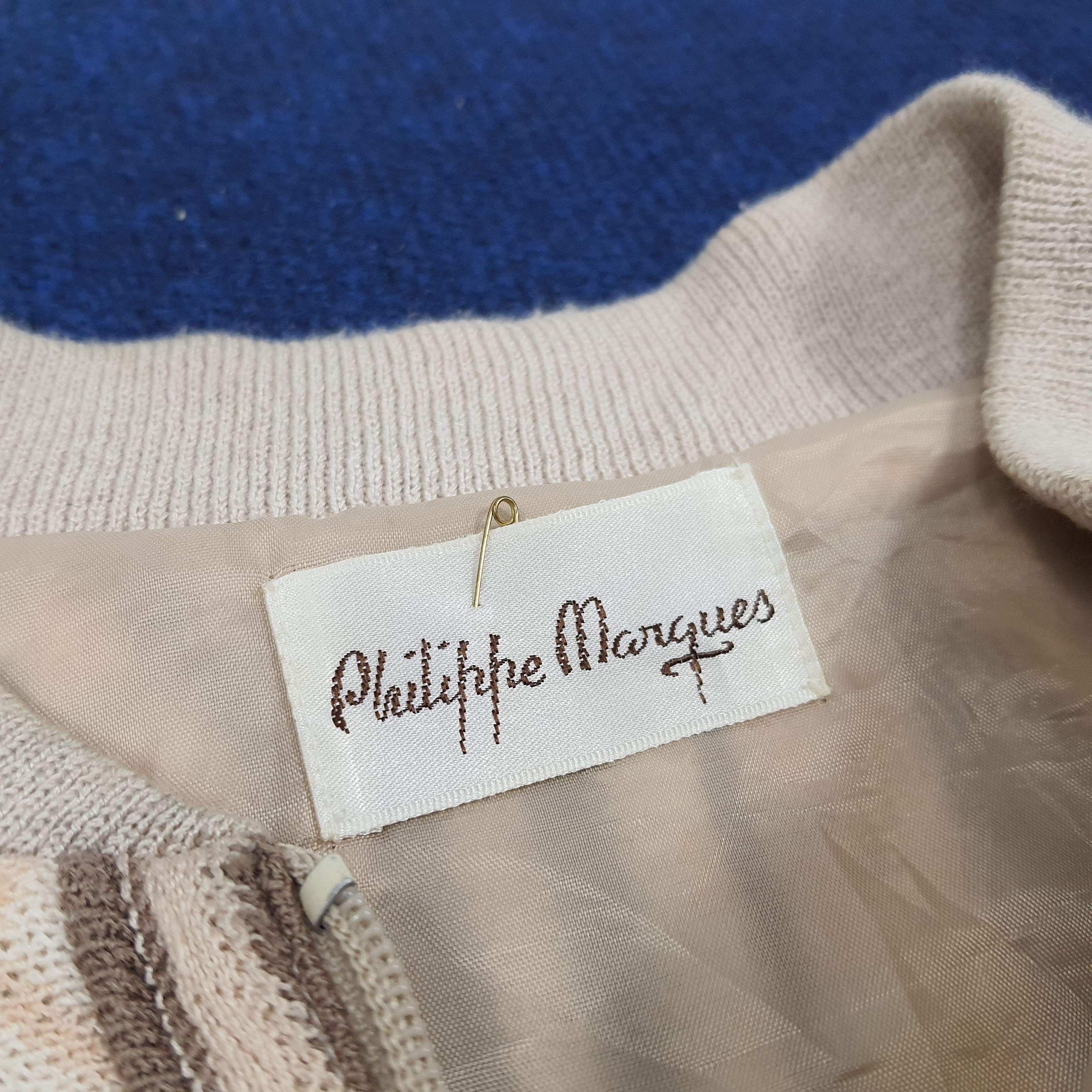 Designer × Vintage Vintage Philippe Marques Zipper Sweatshirt Size US L / EU 52-54 / 3 - 5 Thumbnail