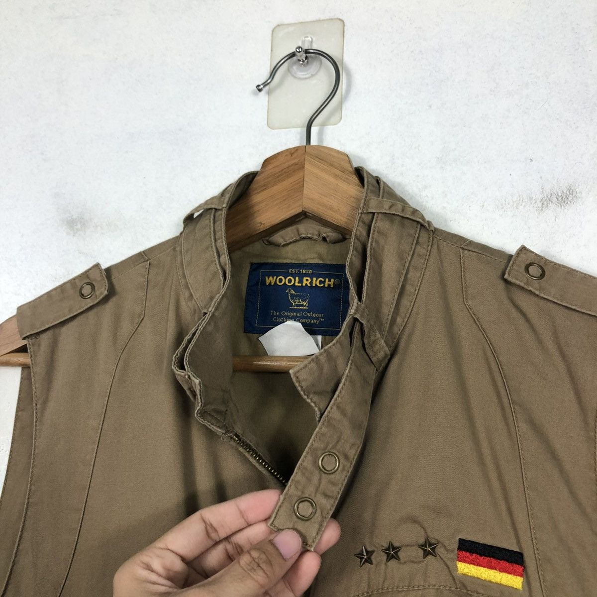 Japanese Brand 🔥TANK TOP SLEEVLESS WORKER CHORE JACKET WOOLRICH Size US M / EU 48-50 / 2 - 19 Thumbnail