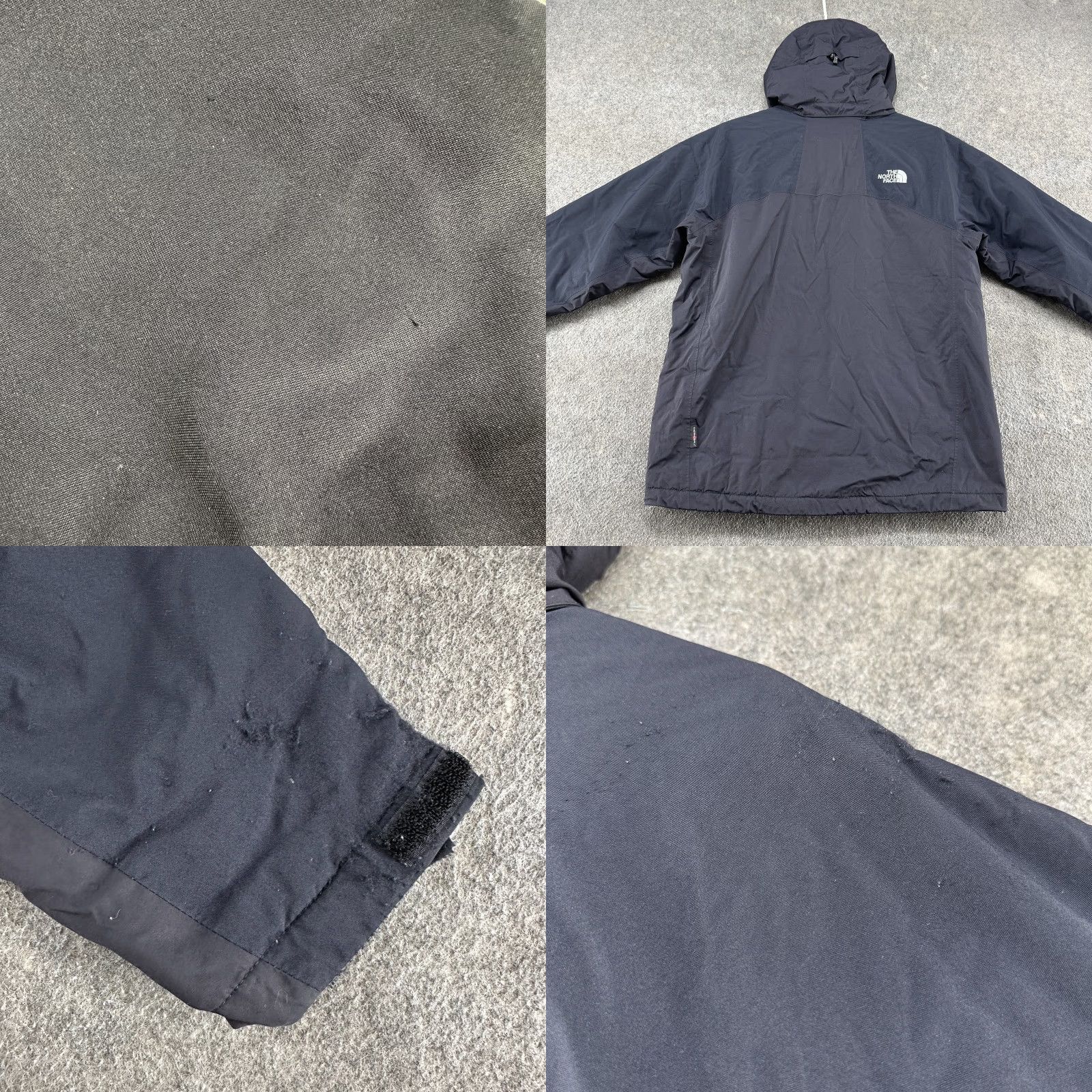 The North Face The North Face Jacket Mens Small Black Hooded Quilted Parka Hyvent Rain Thermoball Size US S / EU 44-46 / 1 - 9 Thumbnail