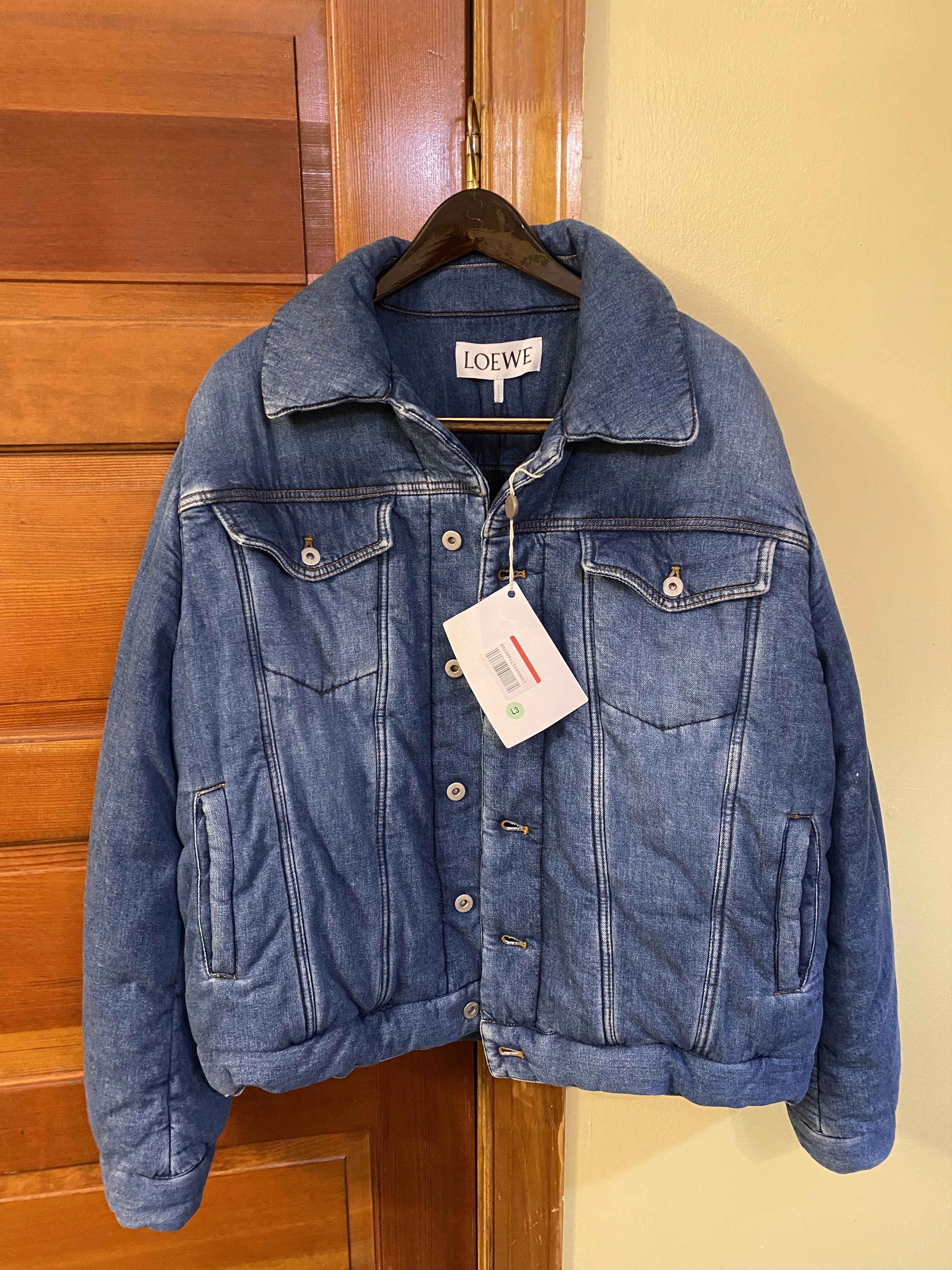 Loewe Padded Denim Jacket Size US M / EU 48-50 / 2 - 6 Thumbnail