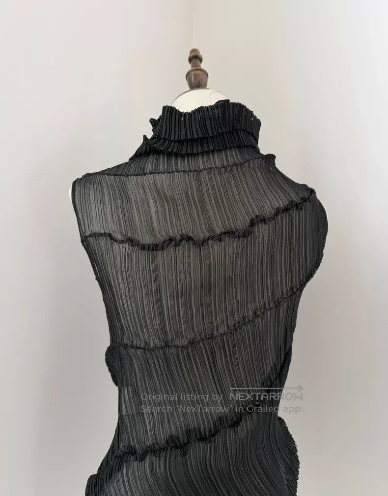 Issey Miyake Issey Miyake Black Vest Size M / US 6-8 / IT 42-44 - 5 Thumbnail
