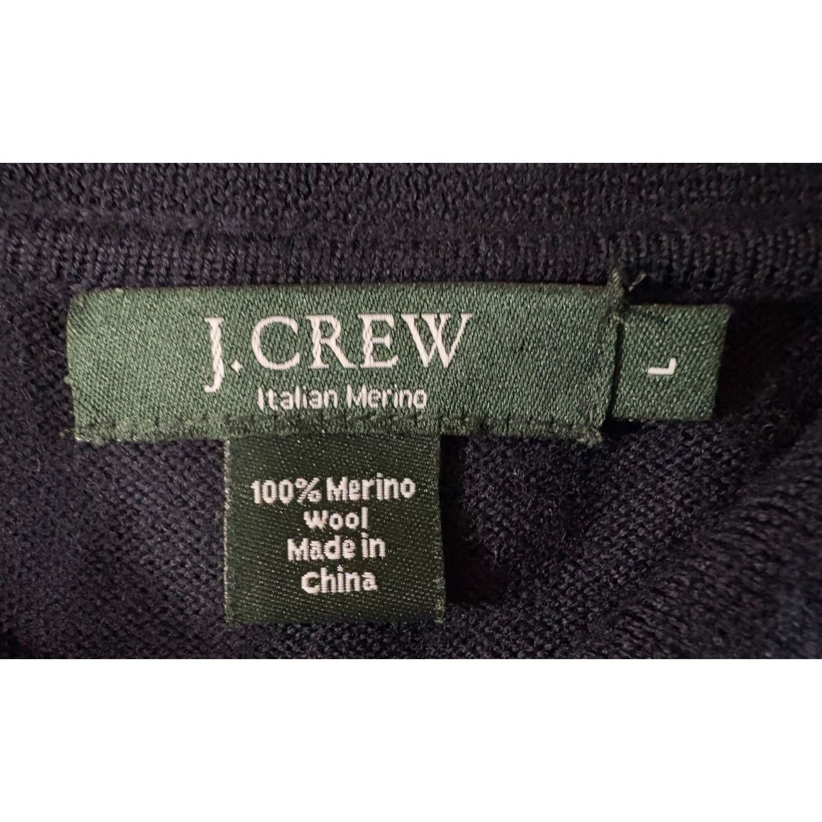 J.Crew J.Crew Merino Wool henley pocket Sweater Polo size L color n Size US L / EU 52-54 / 3 - 2 Thumbnail
