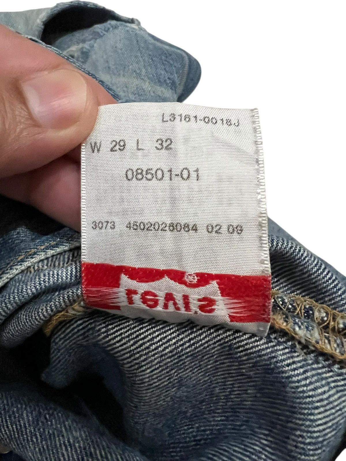 Levi's Vintage Levis 501 Distress Clawmark Jean Size US 28 / EU 44 - 21 Thumbnail