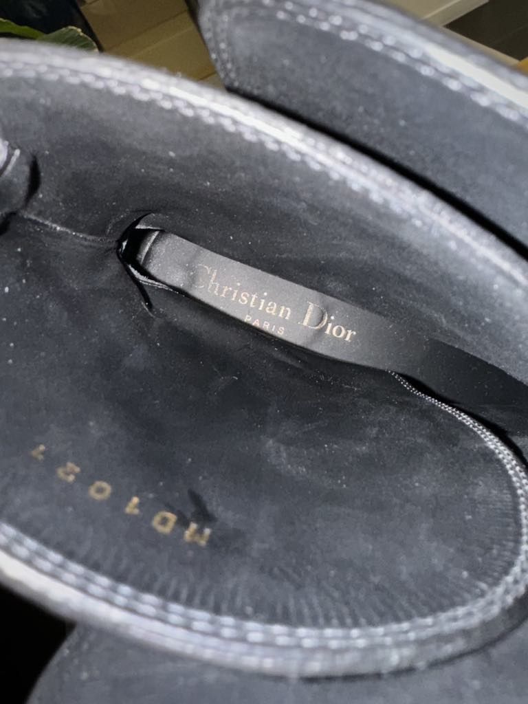 Dior Calfskin Empreinte Black Ankle Boots Size US 9 / EU 42 - 9 Thumbnail
