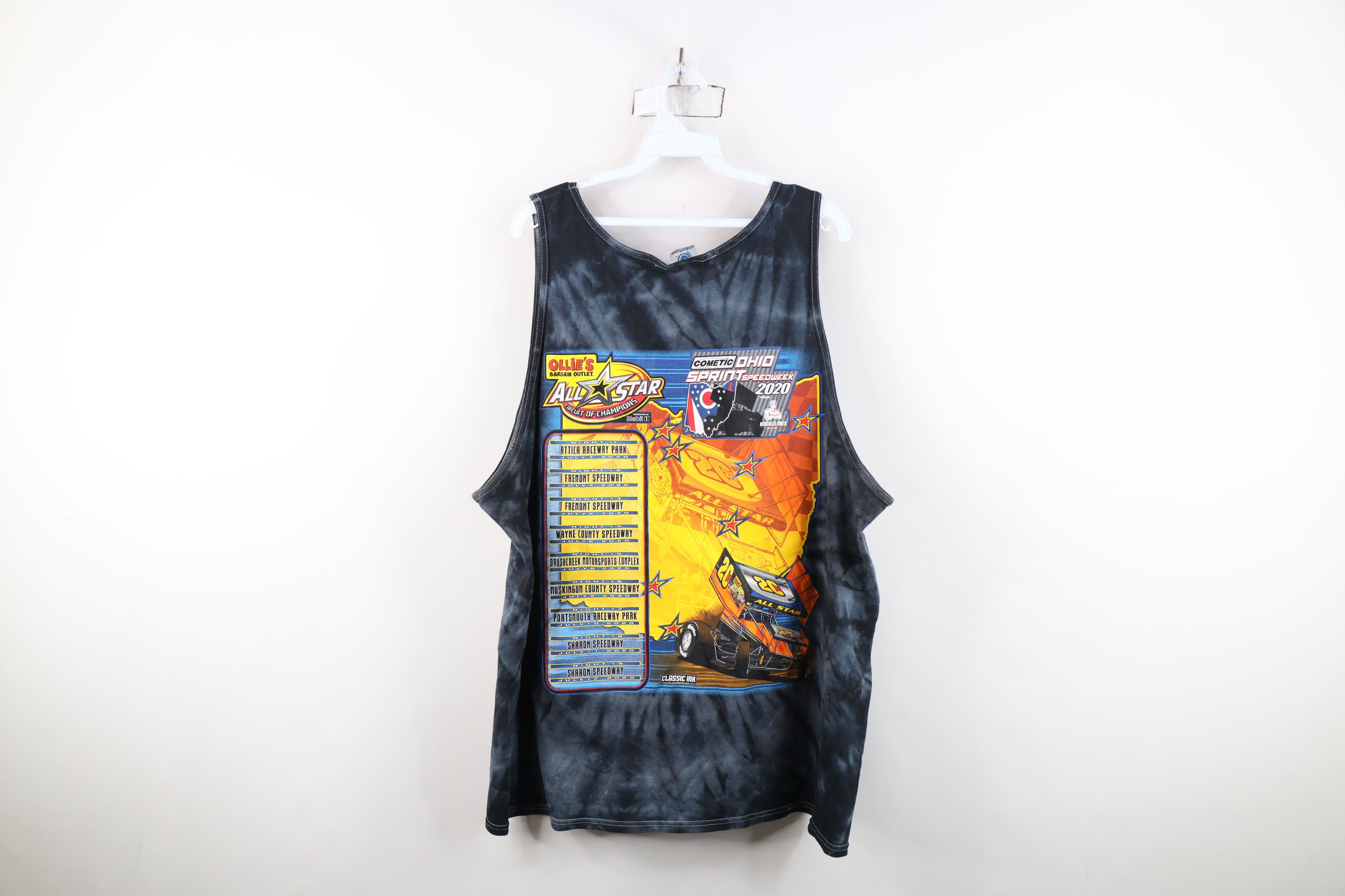 Vintage Y2K Circuit of Champions Ohio Car Racing Tank Top T-Shirt Size US XXL / EU 58 / 5 - 14 Thumbnail