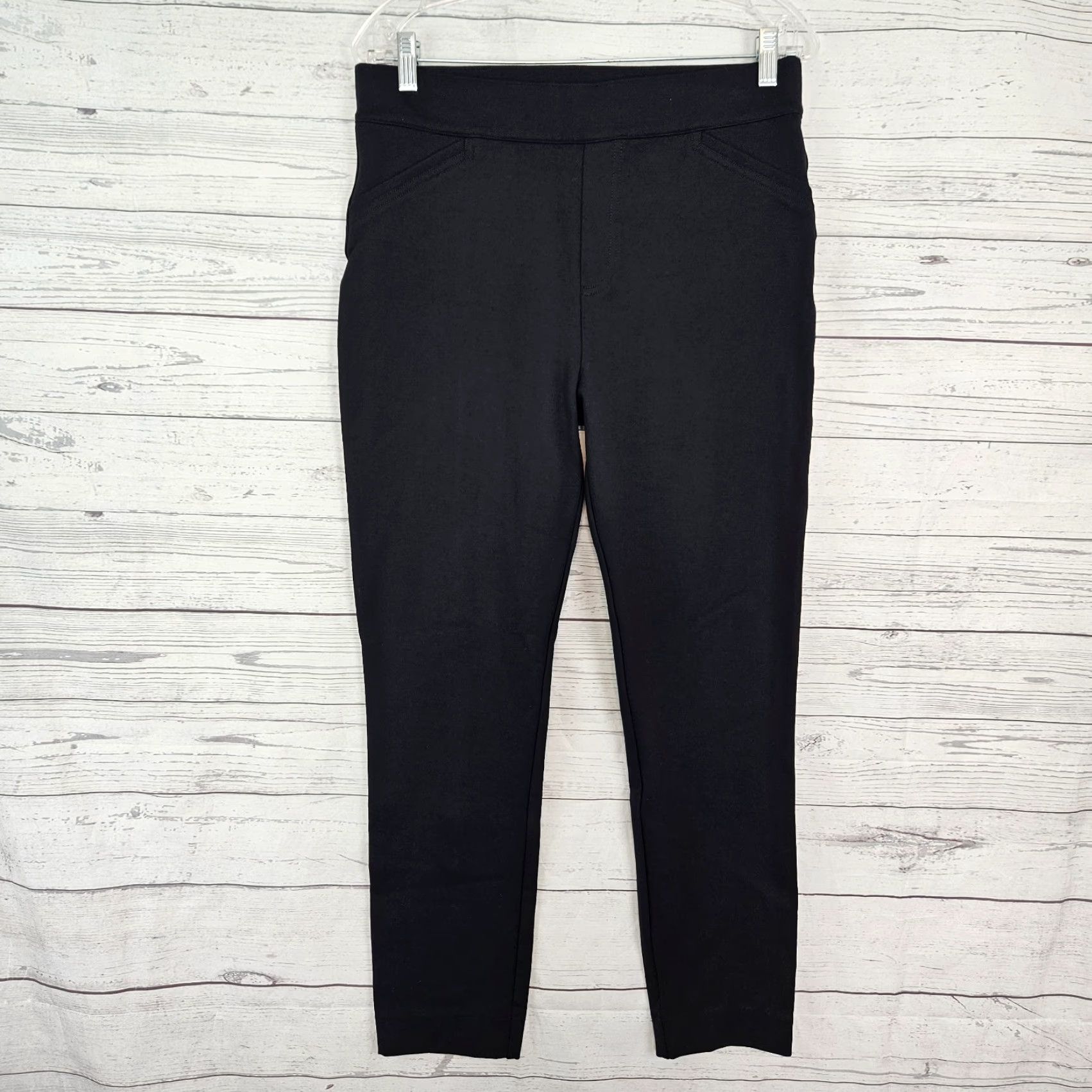 Spanx Spanx Womens The Perfect Black Back Seam Ankle Pant Sz Large Black High Rise Size 36" / US 14 / IT 50 - 2 Thumbnail