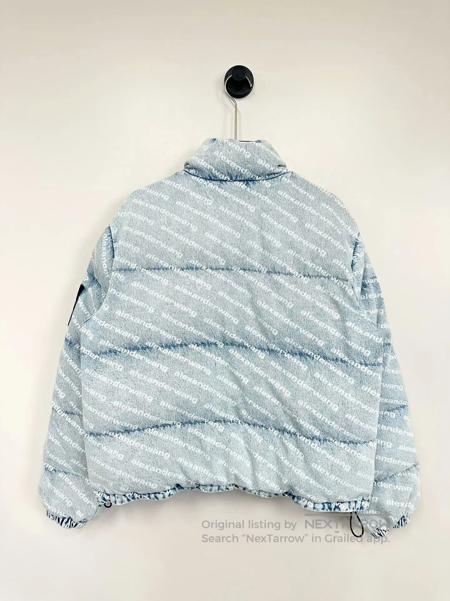 Alexander Wang Alexander Wang Washed Blue Full Print Cotton Jacket| Size US S / EU 44-46 / 1 - 2 Thumbnail