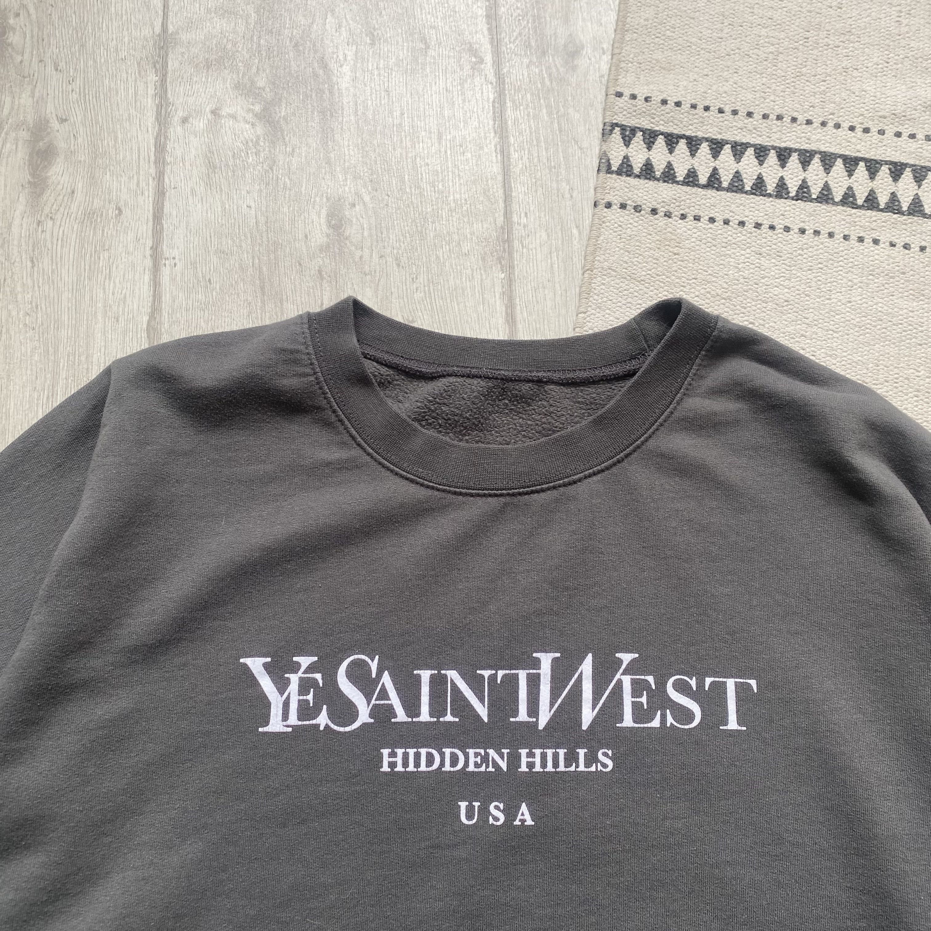 Band Tees Kanye West “Ye Saint West” Boxy sweatshirt Hidden Hills USA Size US XL / EU 56 / 4 - 5 Thumbnail