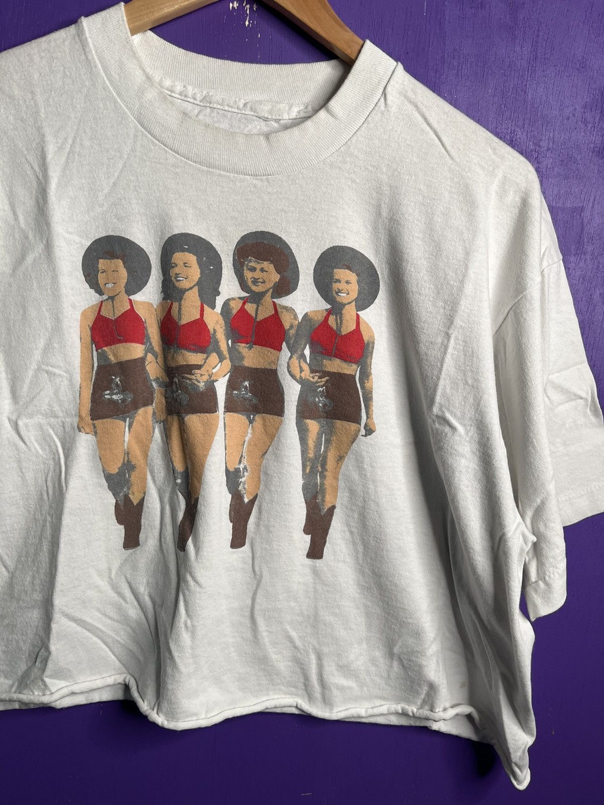 Vintage Vintage 90s ladies going out crop top Size L / US 10 / IT 46 - 3 Thumbnail