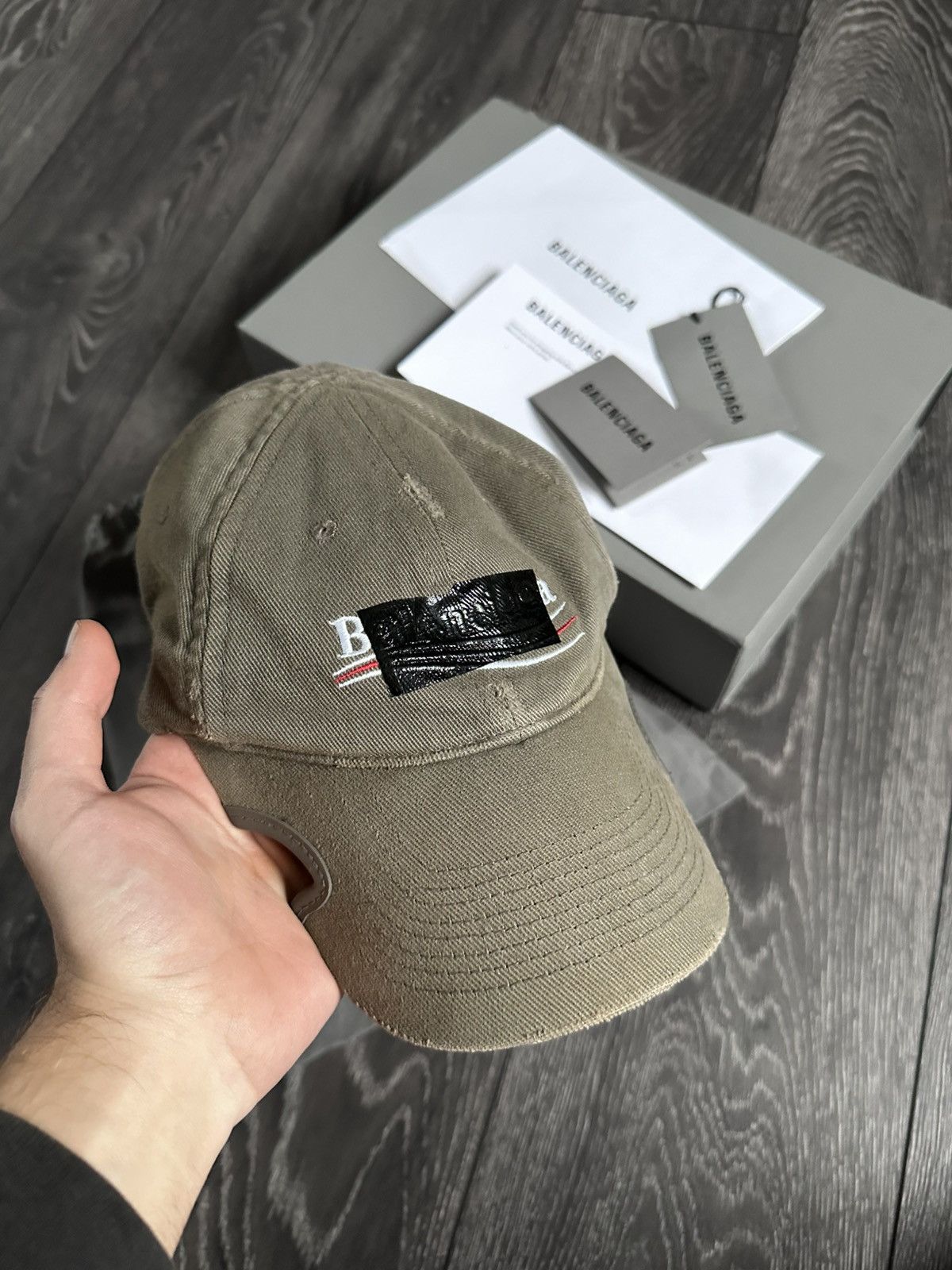 Balenciaga Balenciaga gaffer tape cap | Grailed
