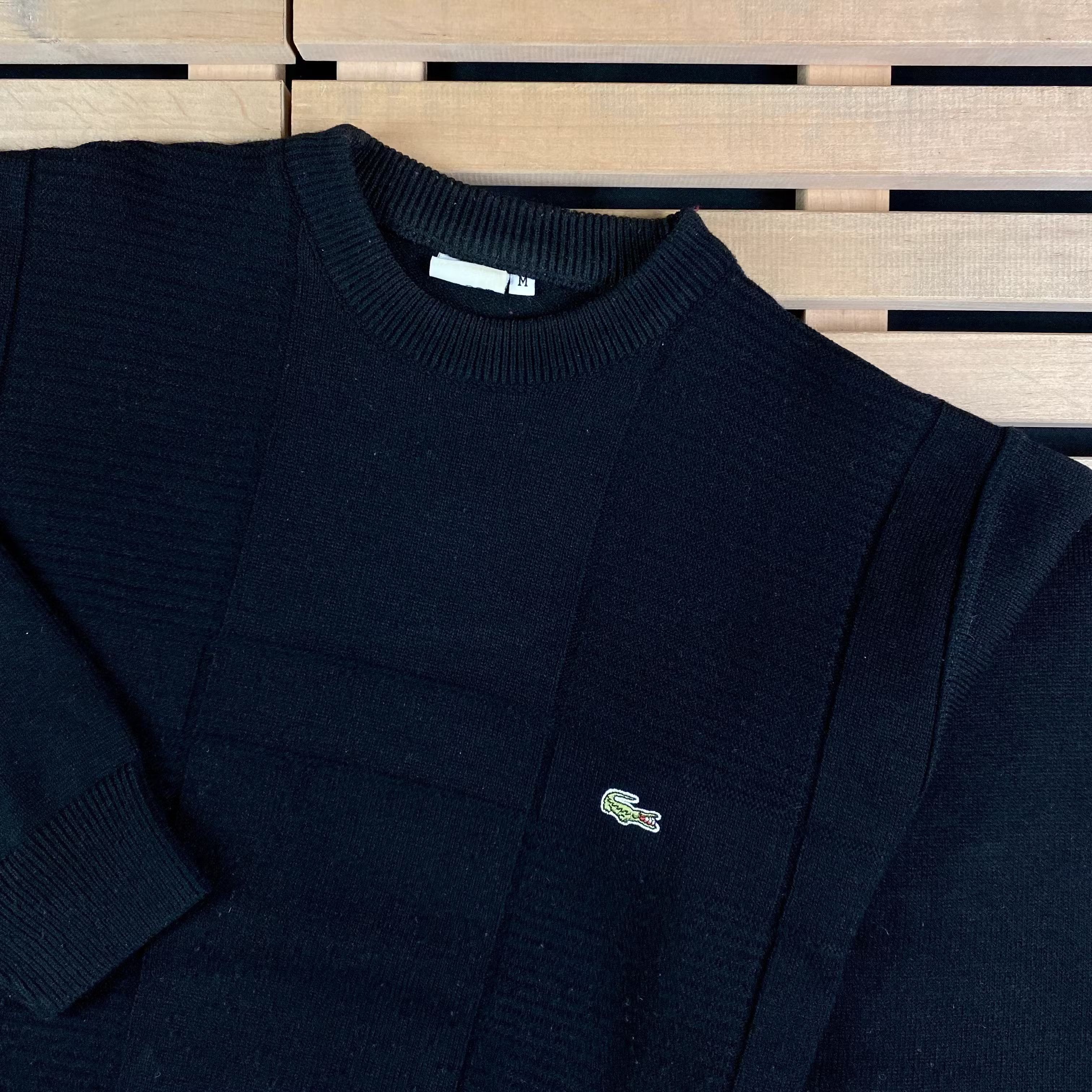 Lacoste × Vintage Mens Sweater Pullover Lacoste Vintage Size M Size US M / EU 48-50 / 2 - 2 Thumbnail