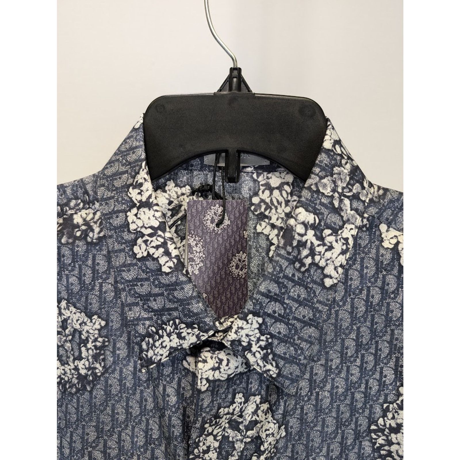 DENIM TEARS × Dior o1rshd1 M. Woven Shirt in Blue Size US XL / EU 56 / 4 - 3 Thumbnail