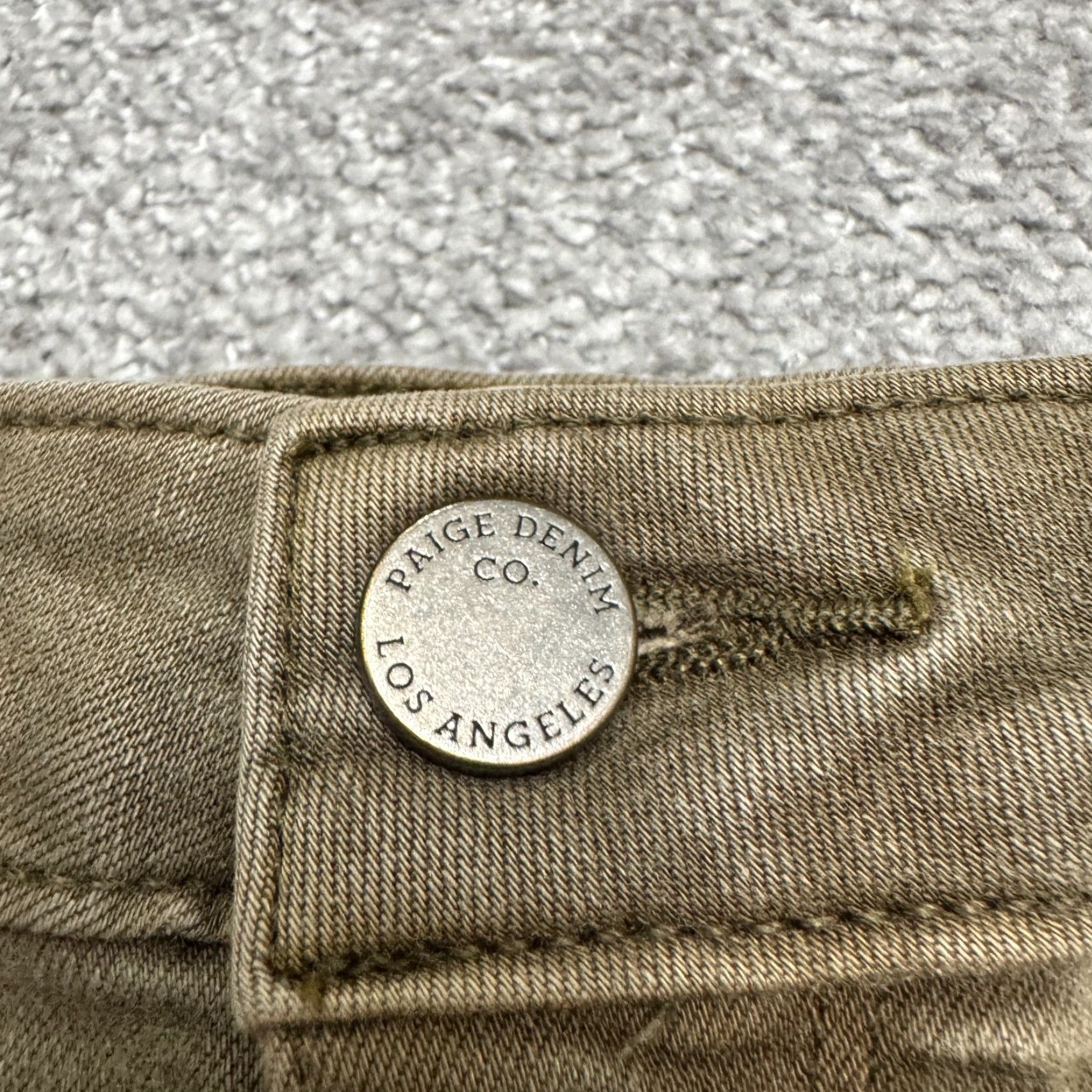 Paige Paige Verdugo Jeans Womens 30 Green Mid Rise Skinny Stretch Denim Casual City Outdoor 90s Mens Womens Girls? Size 30" / US 8 / IT 44 - 3 Thumbnail