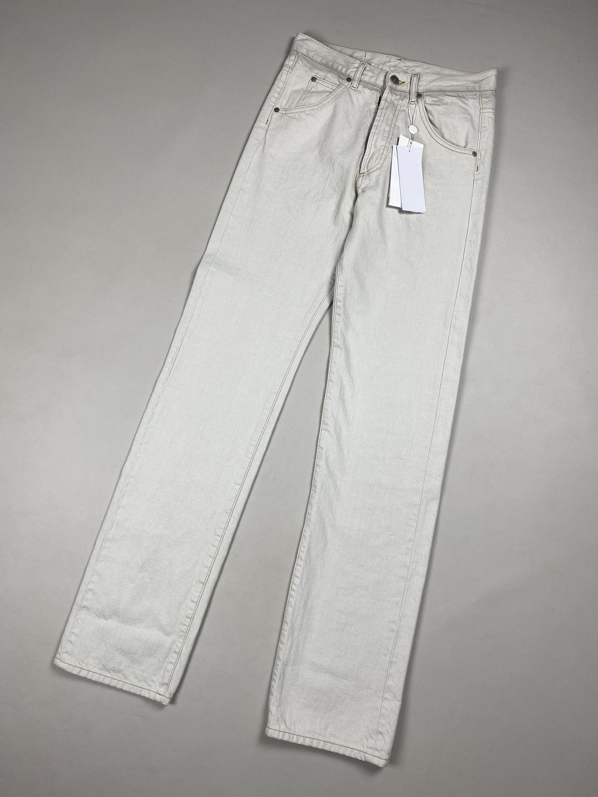 Maison Margiela BNWT! Maison Margiela 5 Pocket Straight Unisex Denim Jeans Size 27" / US 4 / IT 40 - 6 Thumbnail