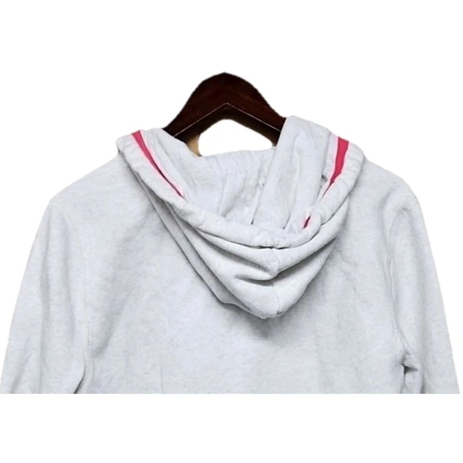 Vintage Aéropostale Y2K Zip Hoodie Womens XL Gray Pink Logo Full Zip Hoodie Size XL / US 12-14 / IT 48-50 - 7 Thumbnail