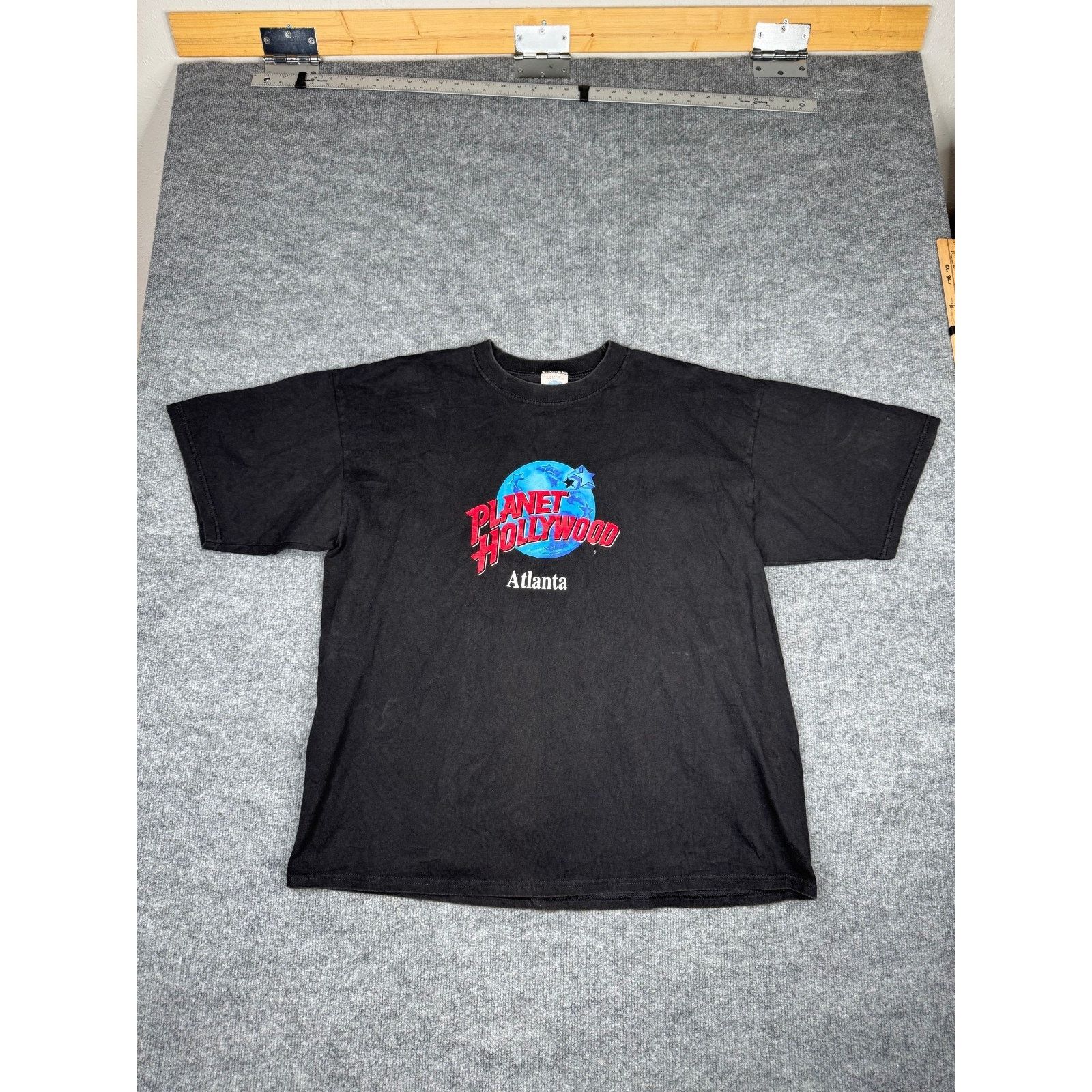 Planet Hollywood Vintage Planet Hollywood Atlanta T-Shirt XL Made in USA 90s Size US XL / EU 56 / 4 - 1 Thumbnail