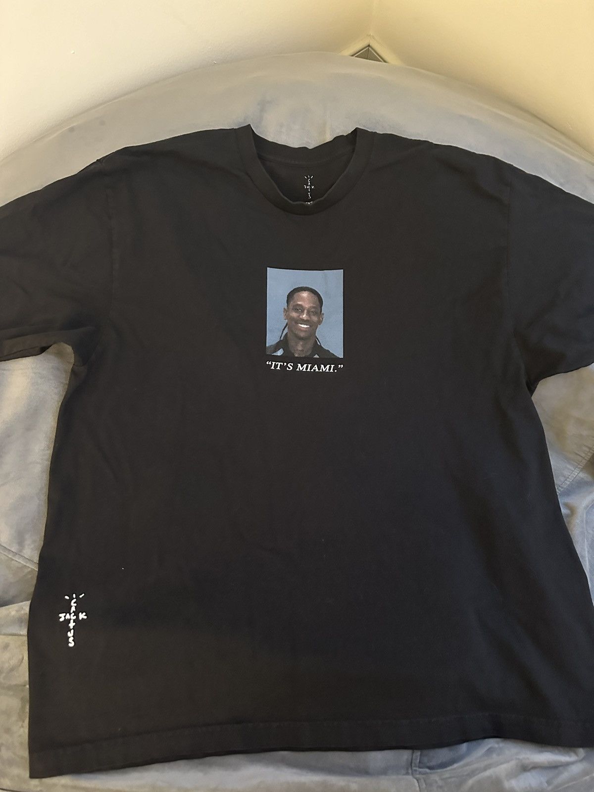 ミュージシャン Travis Scott Free the rage Tee L Travis Scott Free The Rage T-shirt White Men's - SS24 - US