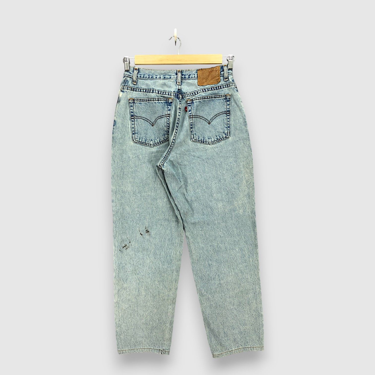 Levi's Vintage Levis 550 Light Wash Jeans Levi's Sun Faded Denim Size US 30 / EU 46 - 2 Thumbnail