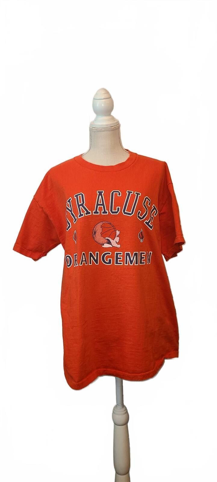 Fruit Of The Loom Syracuse Orange Heavy Cotton T-Shirt XL Size ONE SIZE - 1 Thumbnail