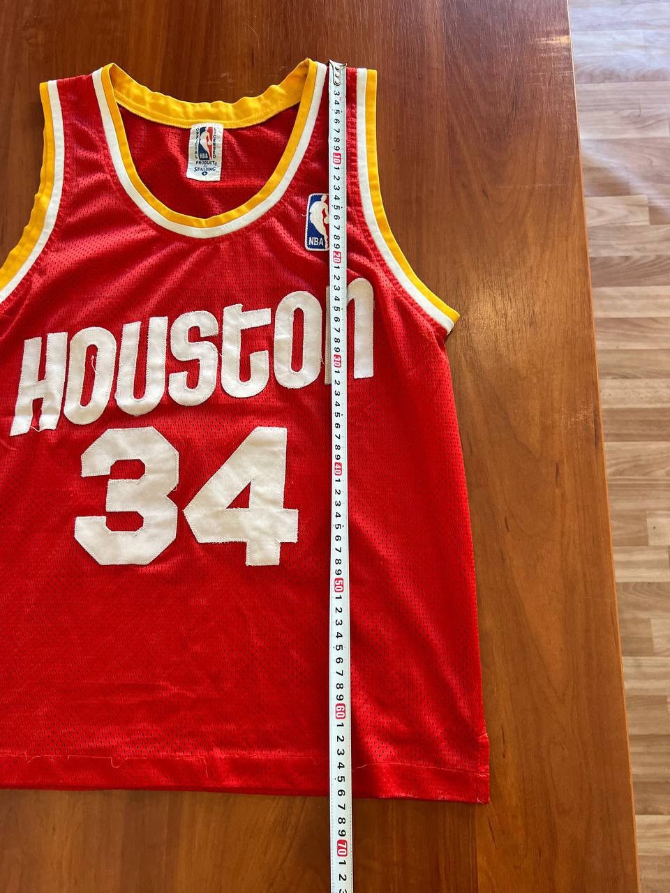 VERY RARE! 1970/80 HOUSTON ROCKETS #34 SPALDING JERSEY SZ S