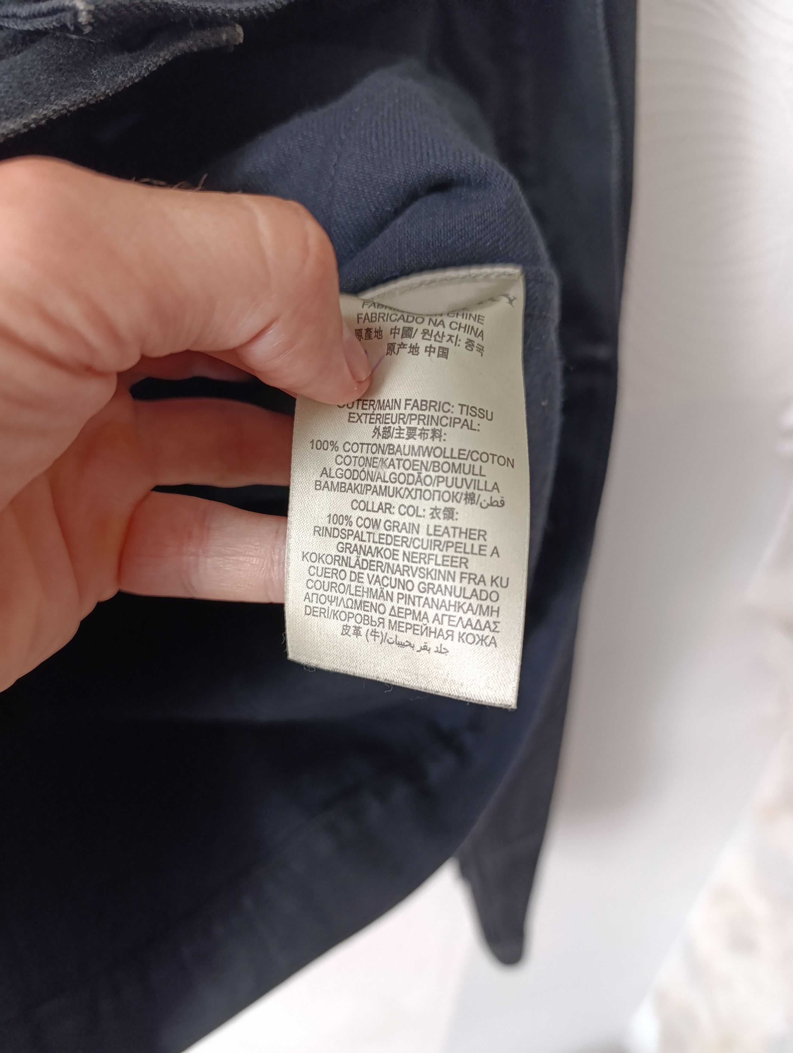 Burberry BURBERRY BRIT SKIPPER TRIM FIT DENIM JACKET LEATHER COLLAR Size US XL / EU 56 / 4 - 17 Thumbnail