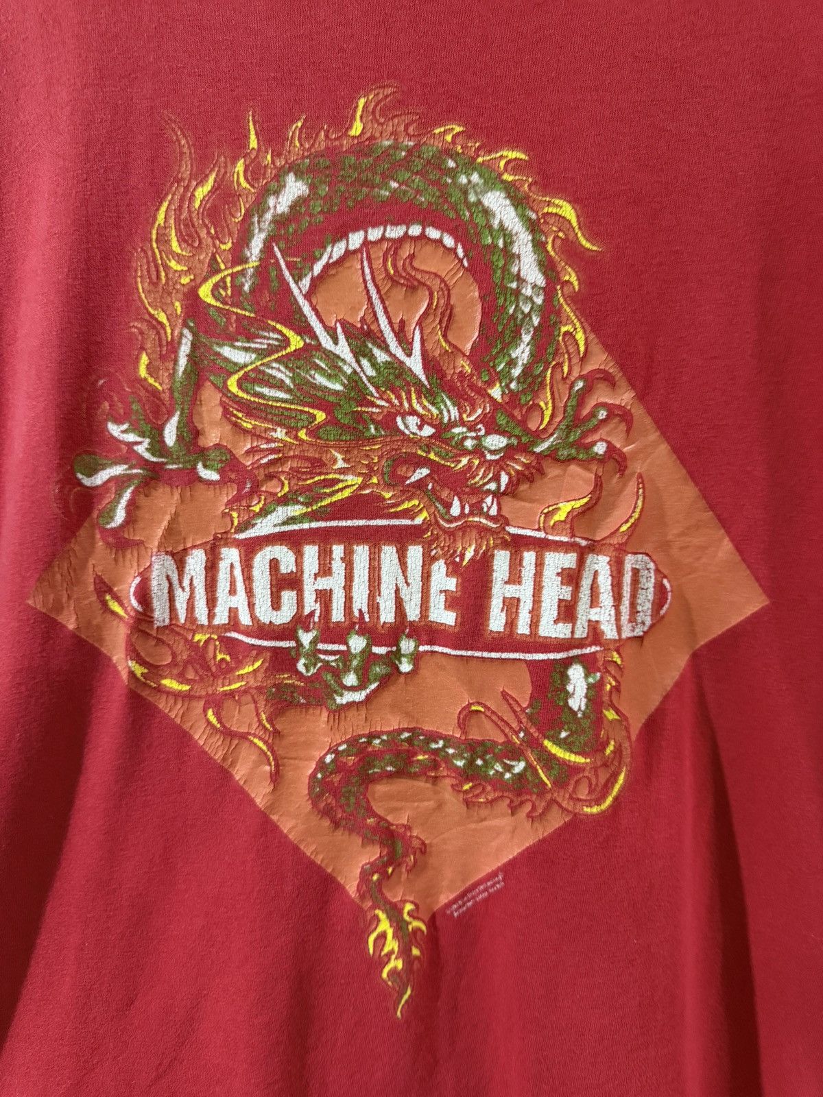 Band Tees × Vintage RARE💥Vintage 1999 Machine Head Year Of The Dragon Tshirt Size US L / EU 52-54 / 3 - 2 Thumbnail